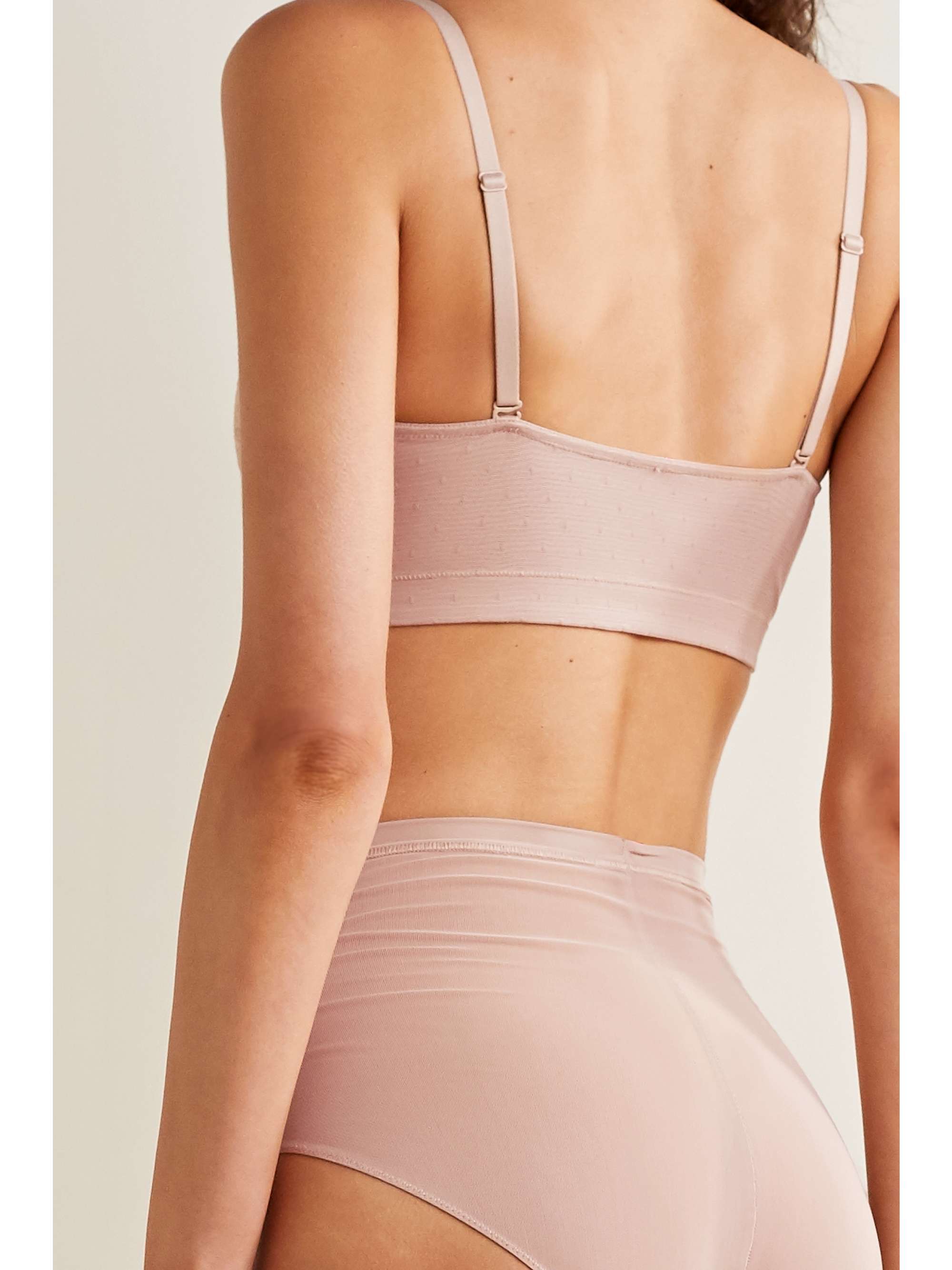 SPANX Spotlight lace-trimmed stretch-tulle bralette