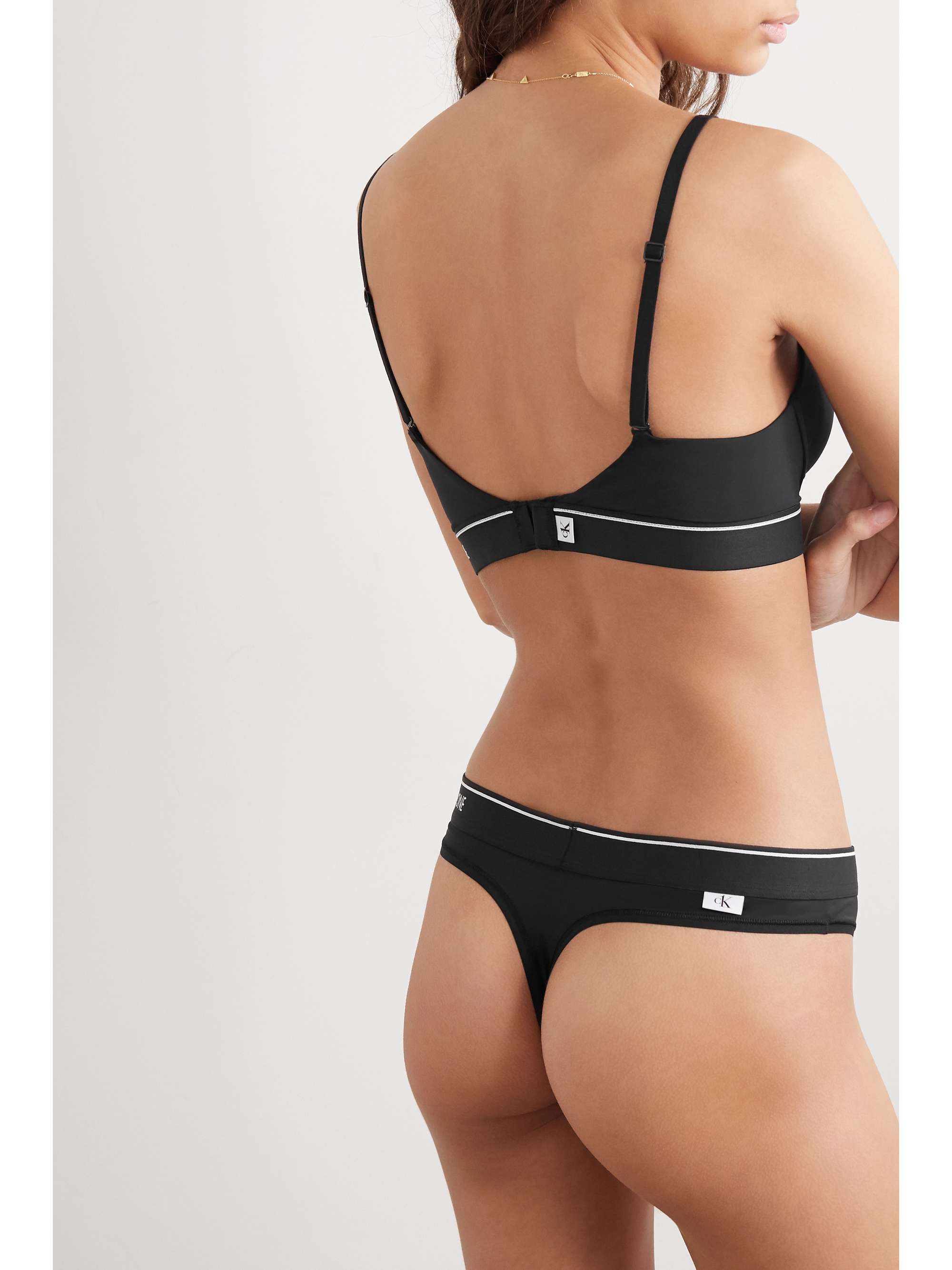 CALVIN KLEIN UNDERWEAR CK One stretch-jersey soft-cup bra