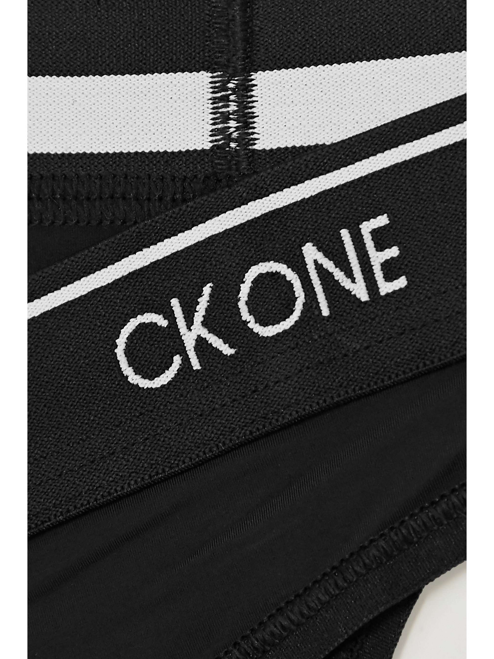 CALVIN KLEIN UNDERWEAR CK One stretch-jersey thong