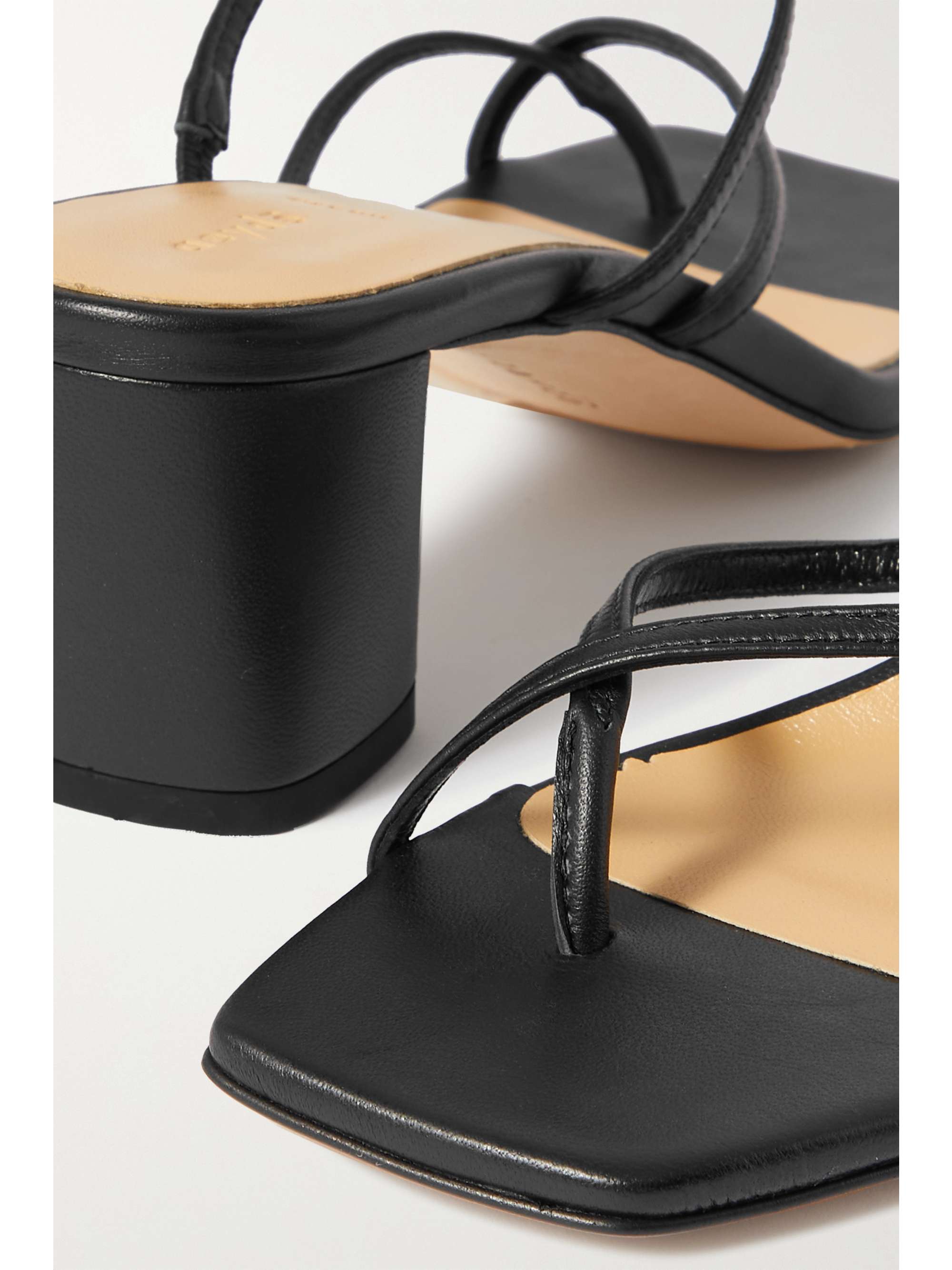 aeyde larissa leather mules