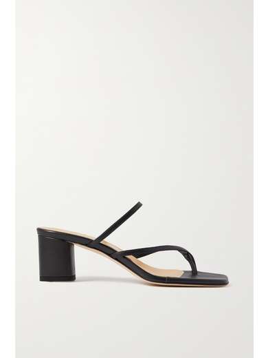 aeyde larissa leather mules