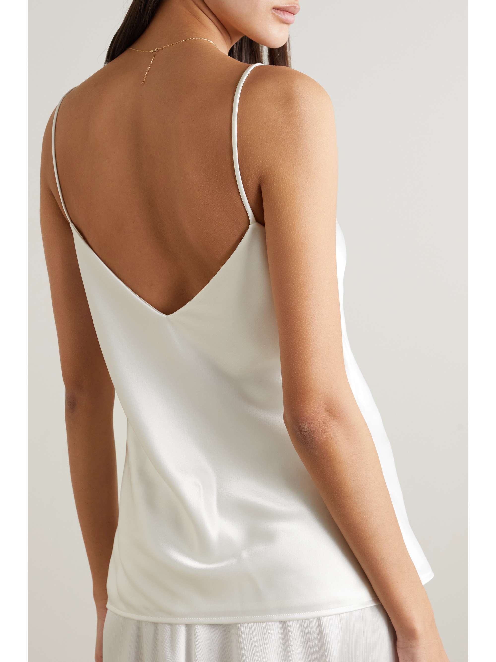 GALVAN Satin camisole