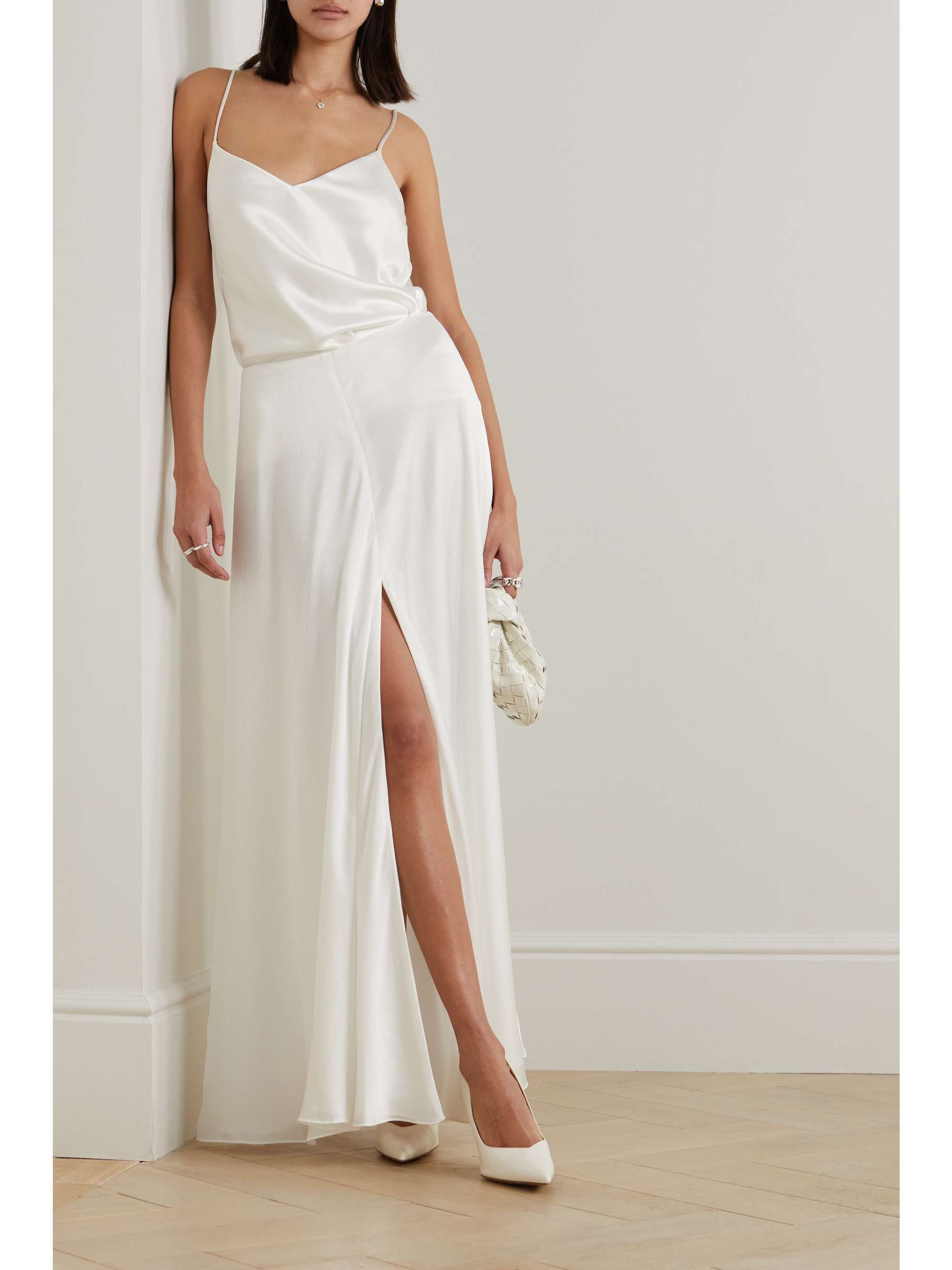 GALVAN Satin camisole