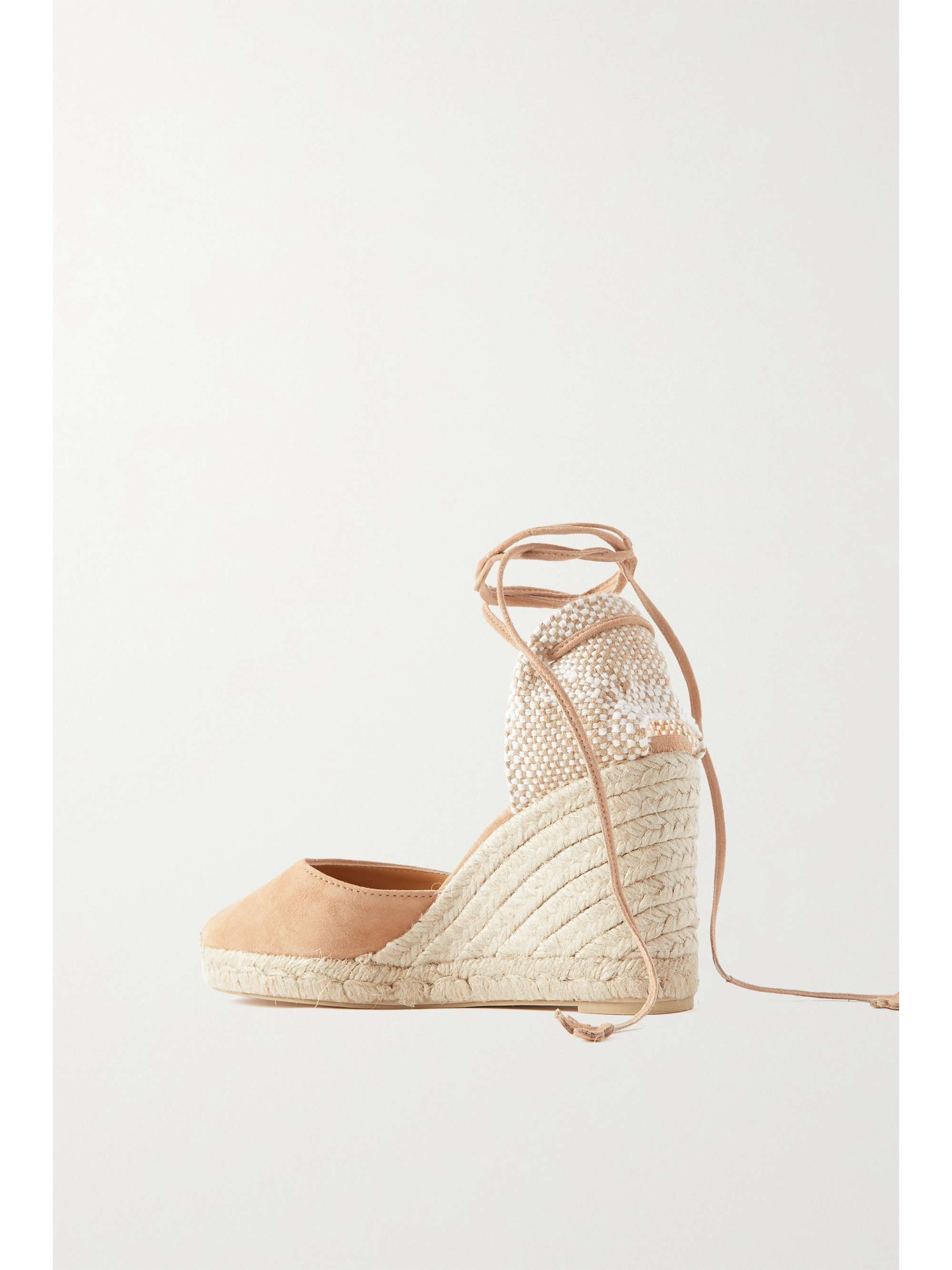 CASTAÑER Carina 80 canvas wedge espadrillas