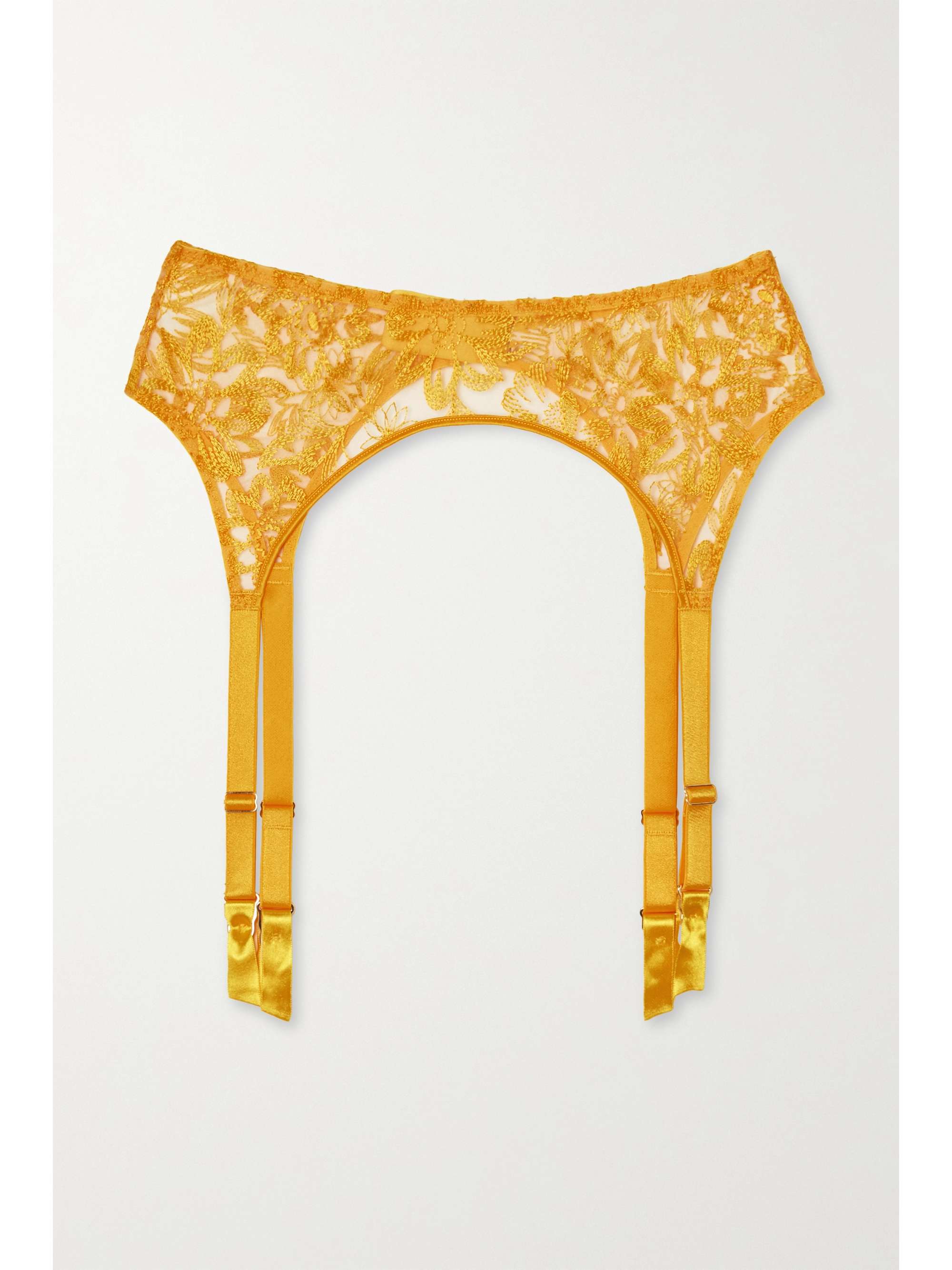 yellow garter belt