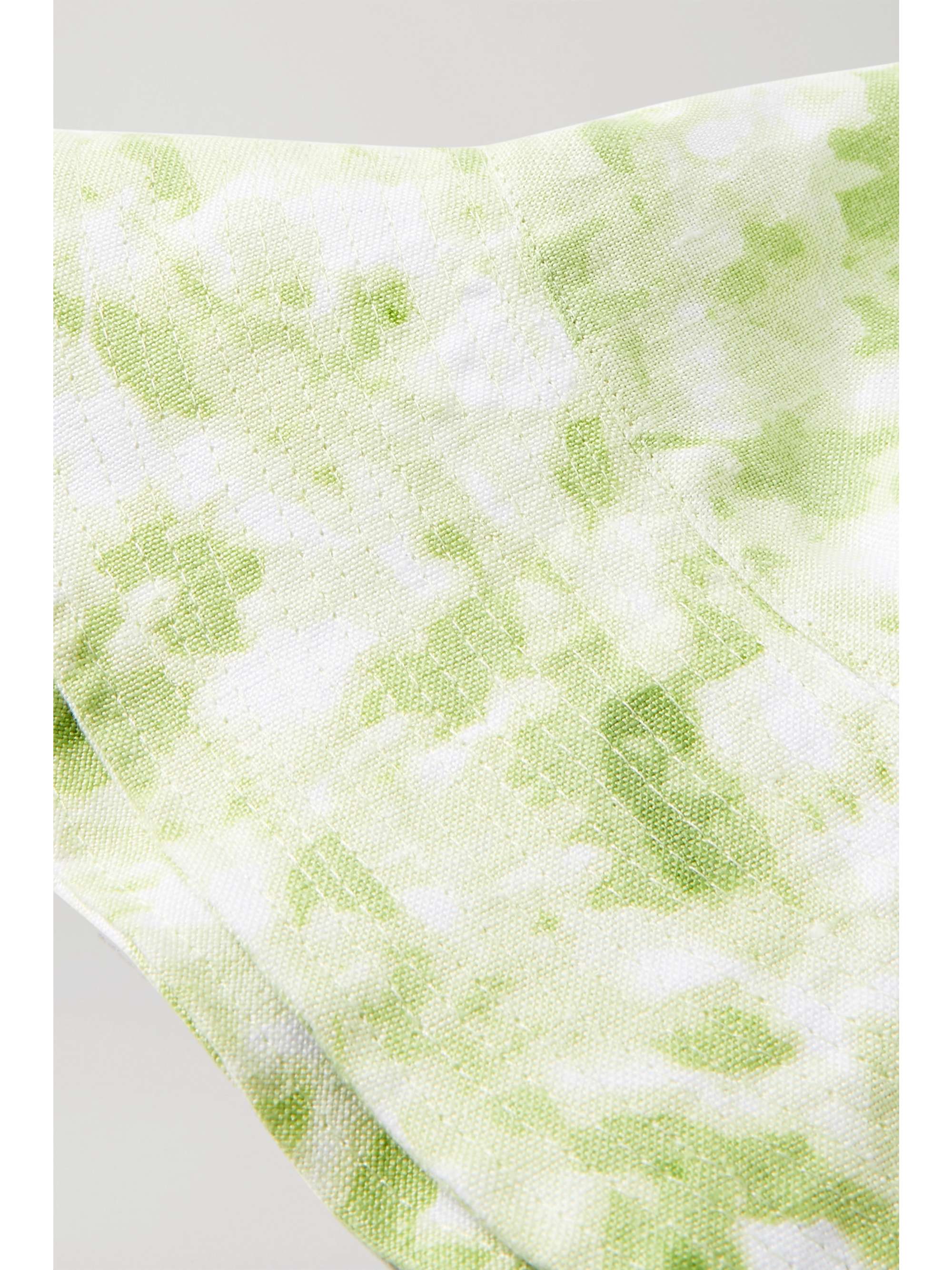 FAITHFULL THE BRAND + NET SUSTAIN Bettina tiger-print linen sunhat