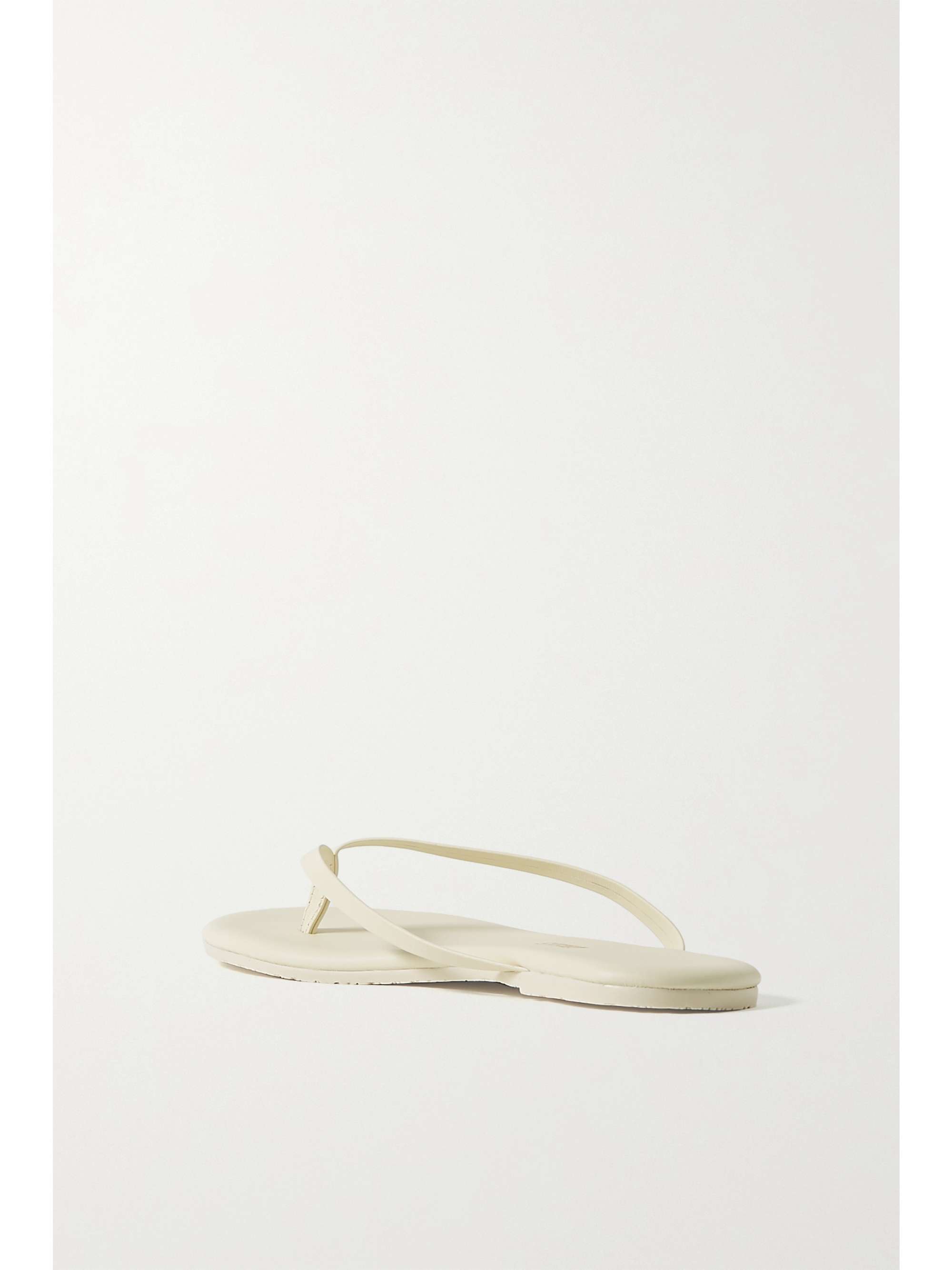 TKEES Metallics leather flip flops
