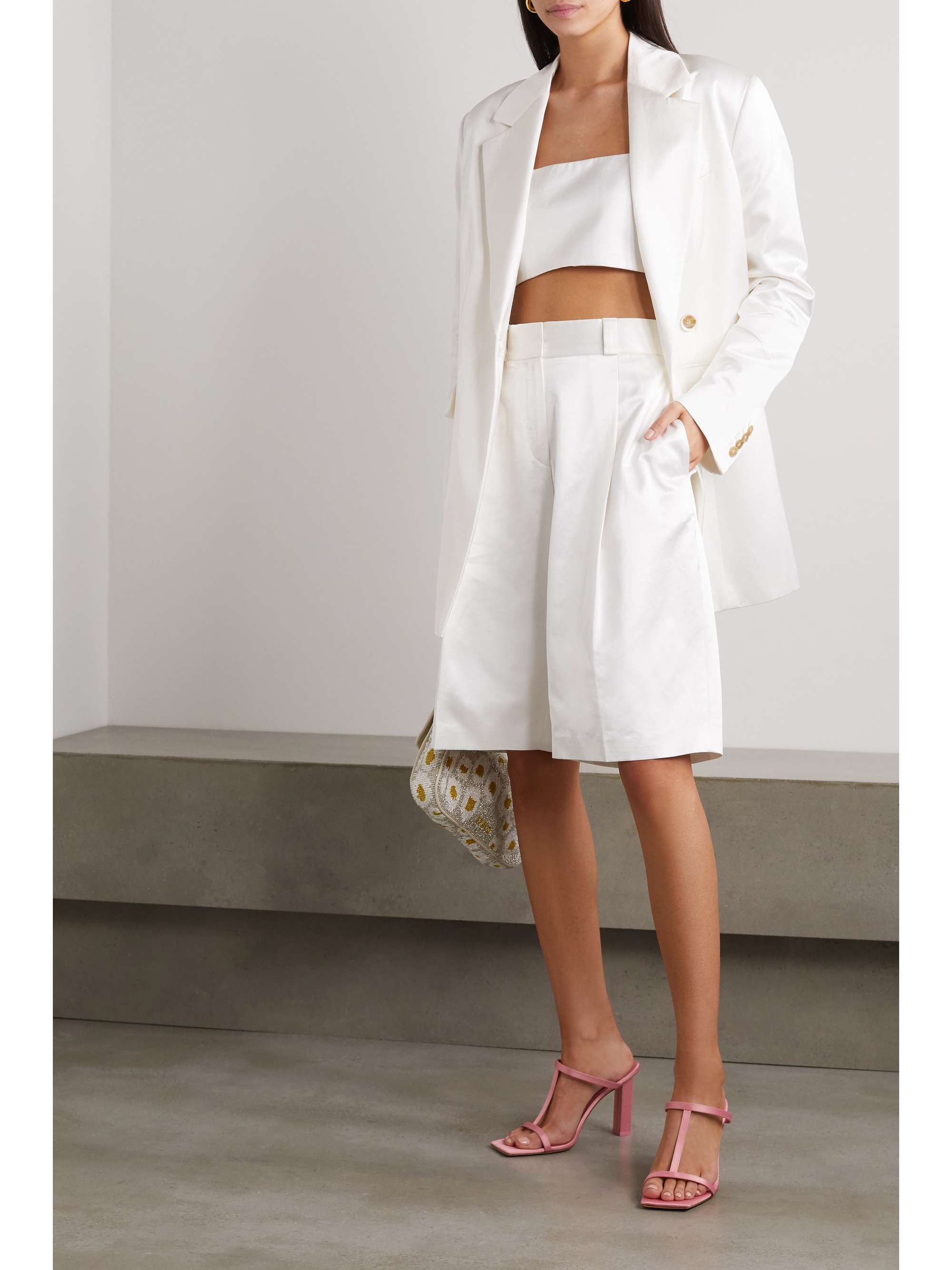 CULT GAIA Piper grosgrain mules