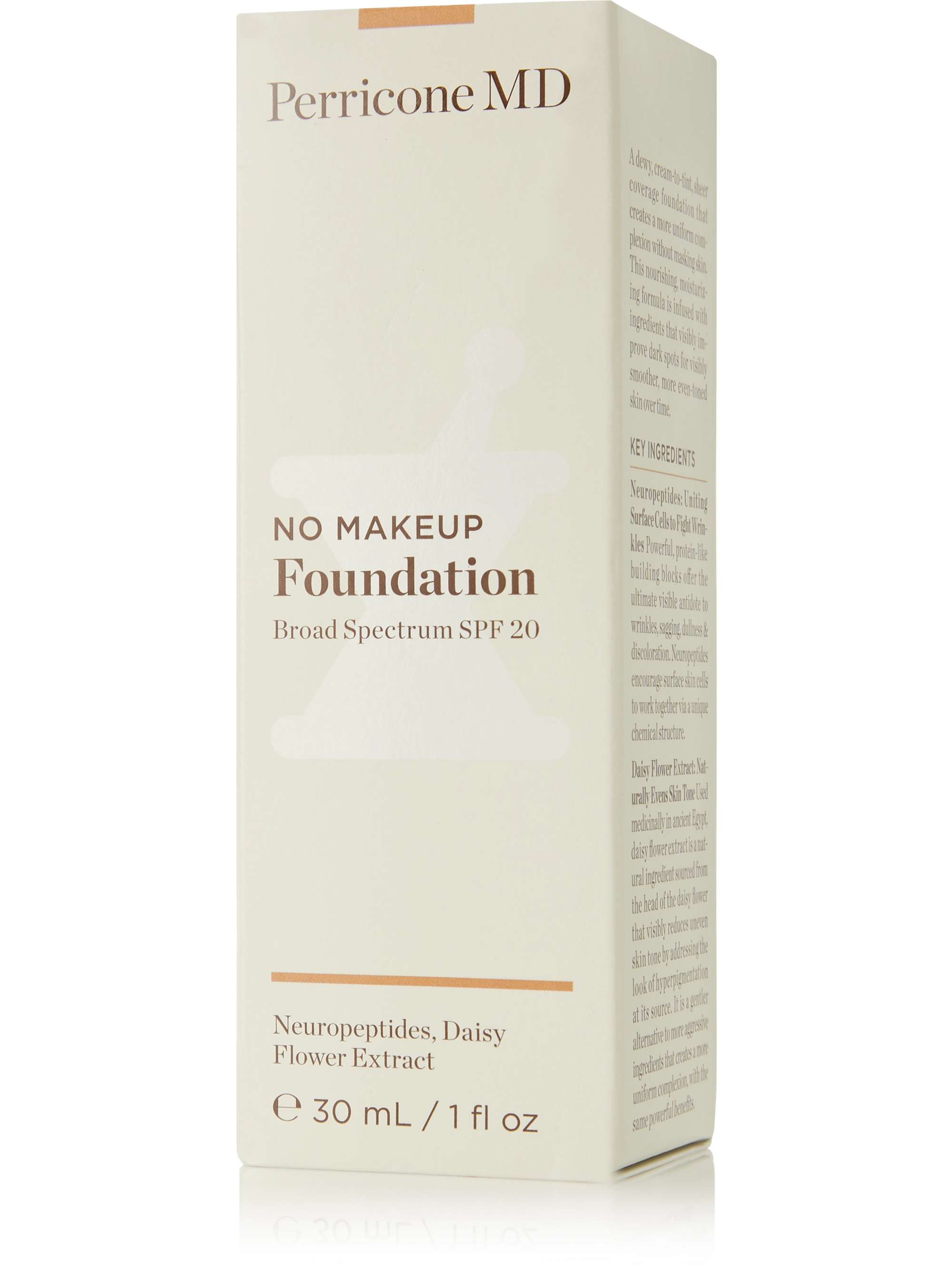 PERRICONE MD No Makeup Foundation Broad Spectrum SPF20 - Porcelain, 30ml
