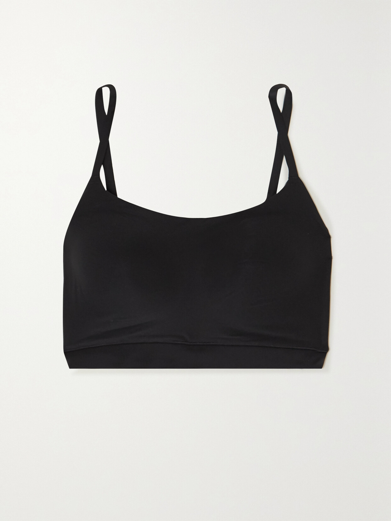 Chantelle Soft Stretch Thin-strap Soft-cup Bralette In Black