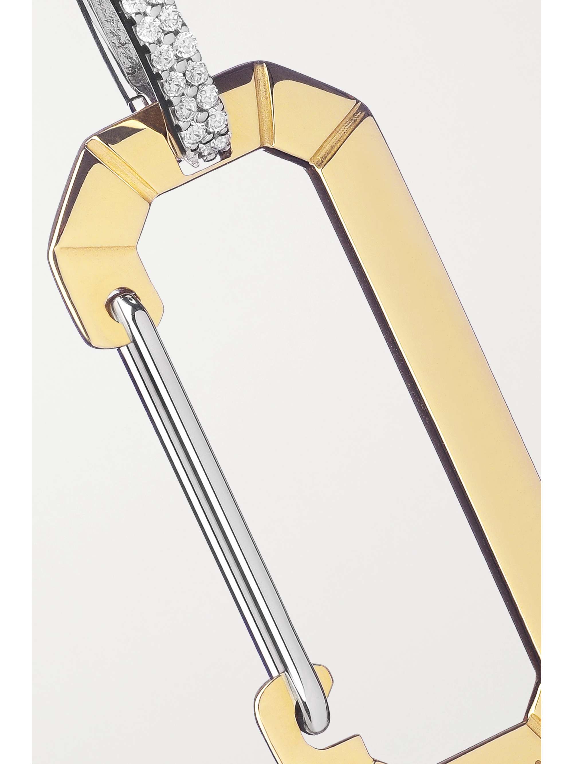 EÉRA Chiara gold and silver diamond earring