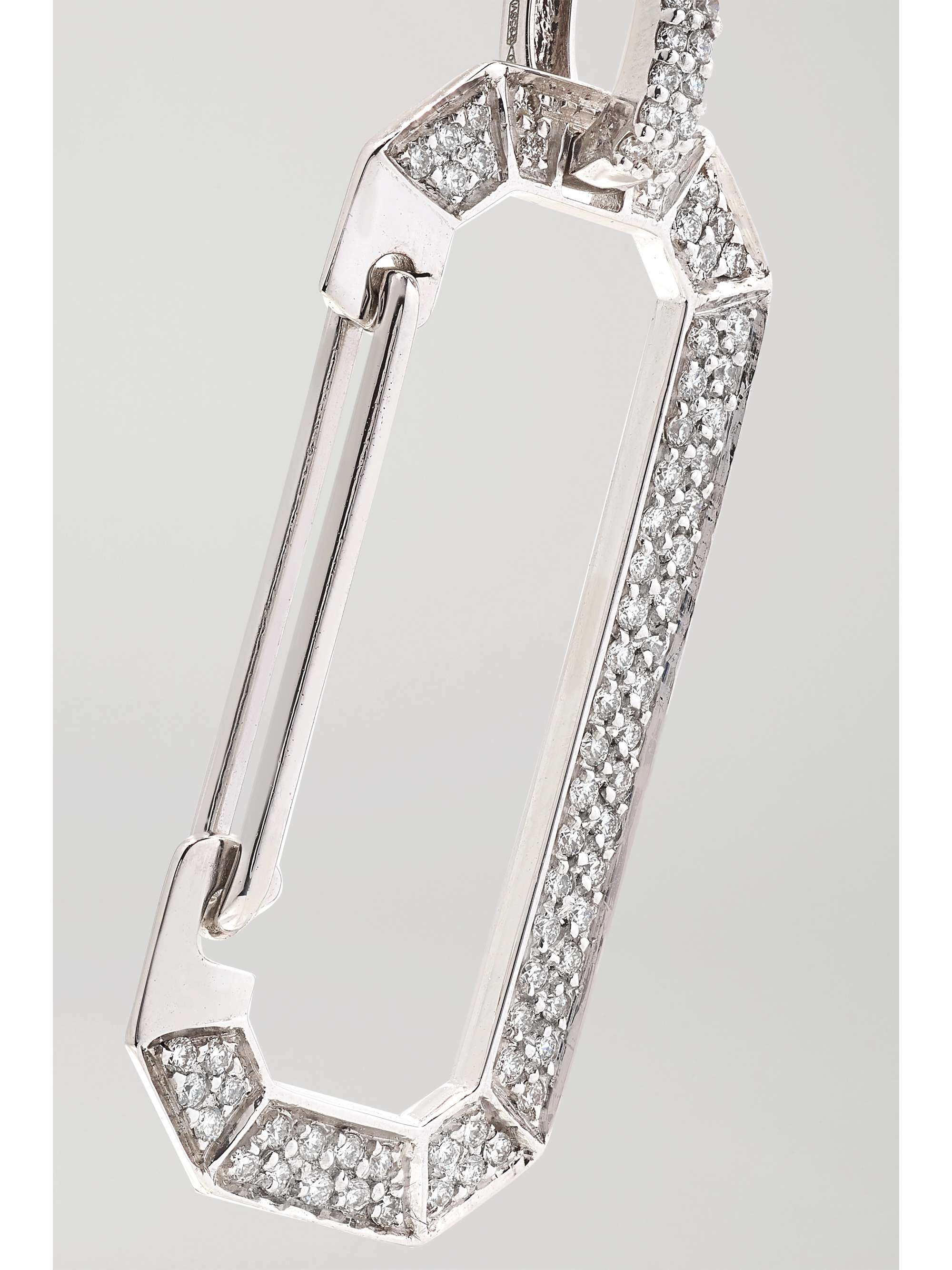 EÉRA Chiara gold and silver diamond earring