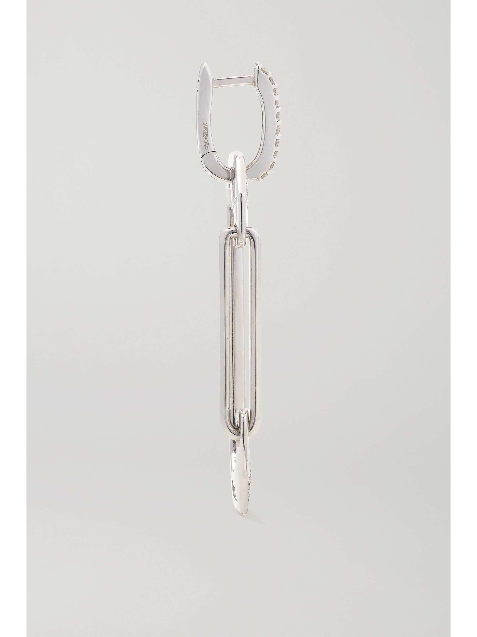 EÉRA Chiara gold and silver diamond earring