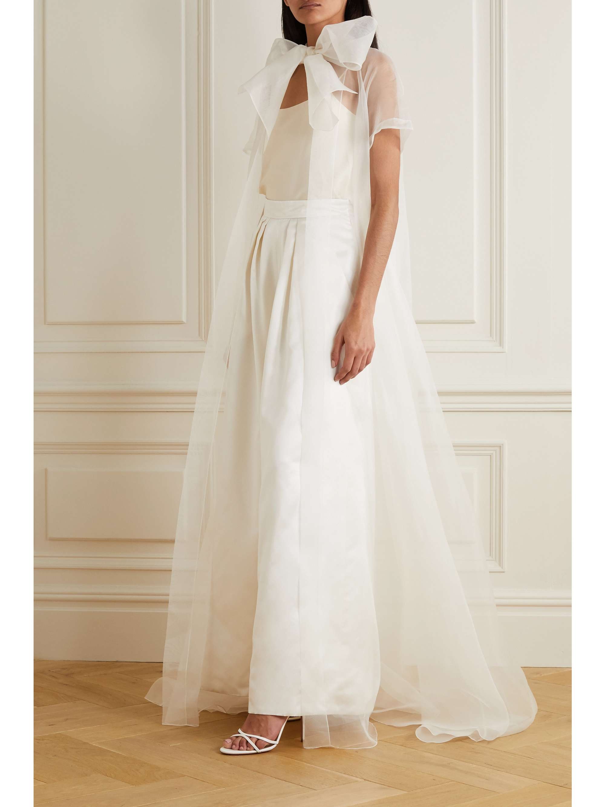 HALFPENNY LONDON Silk-organza jacket