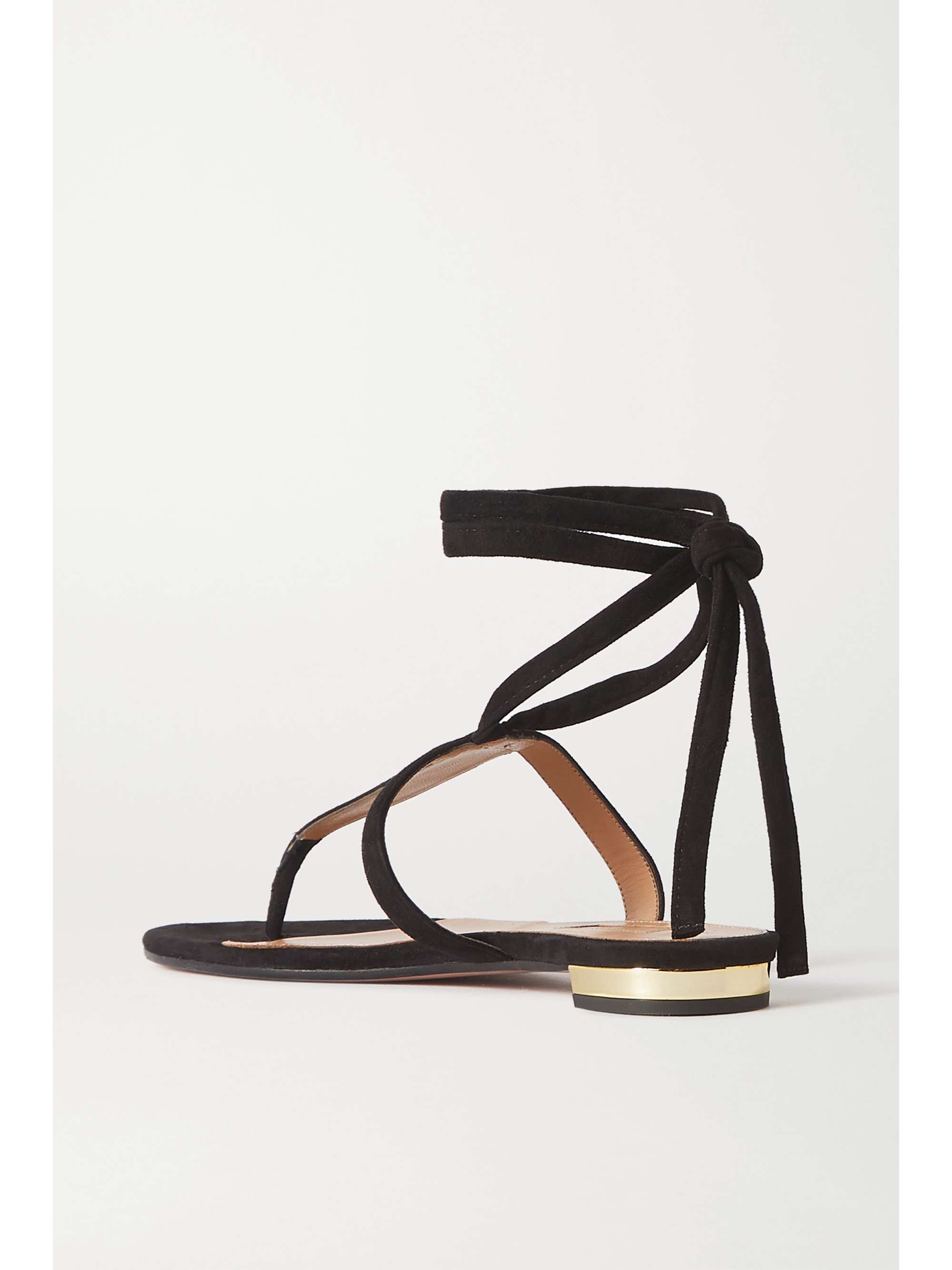 AQUAZZURA June suede sandals