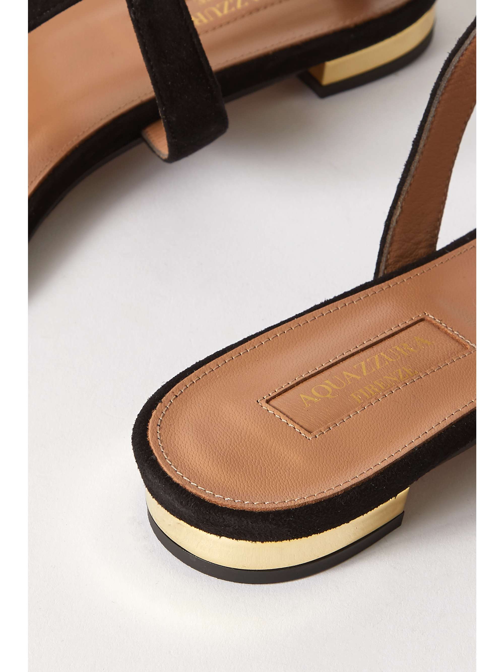 AQUAZZURA June suede sandals