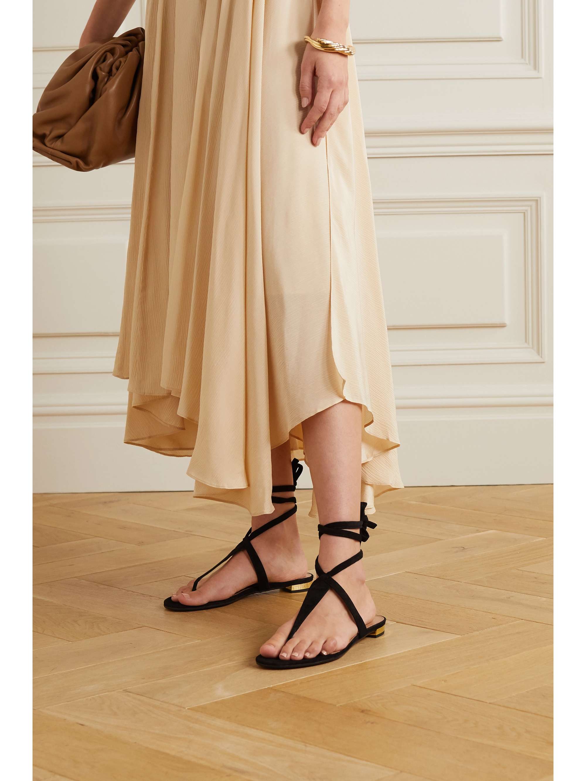 AQUAZZURA June suede sandals