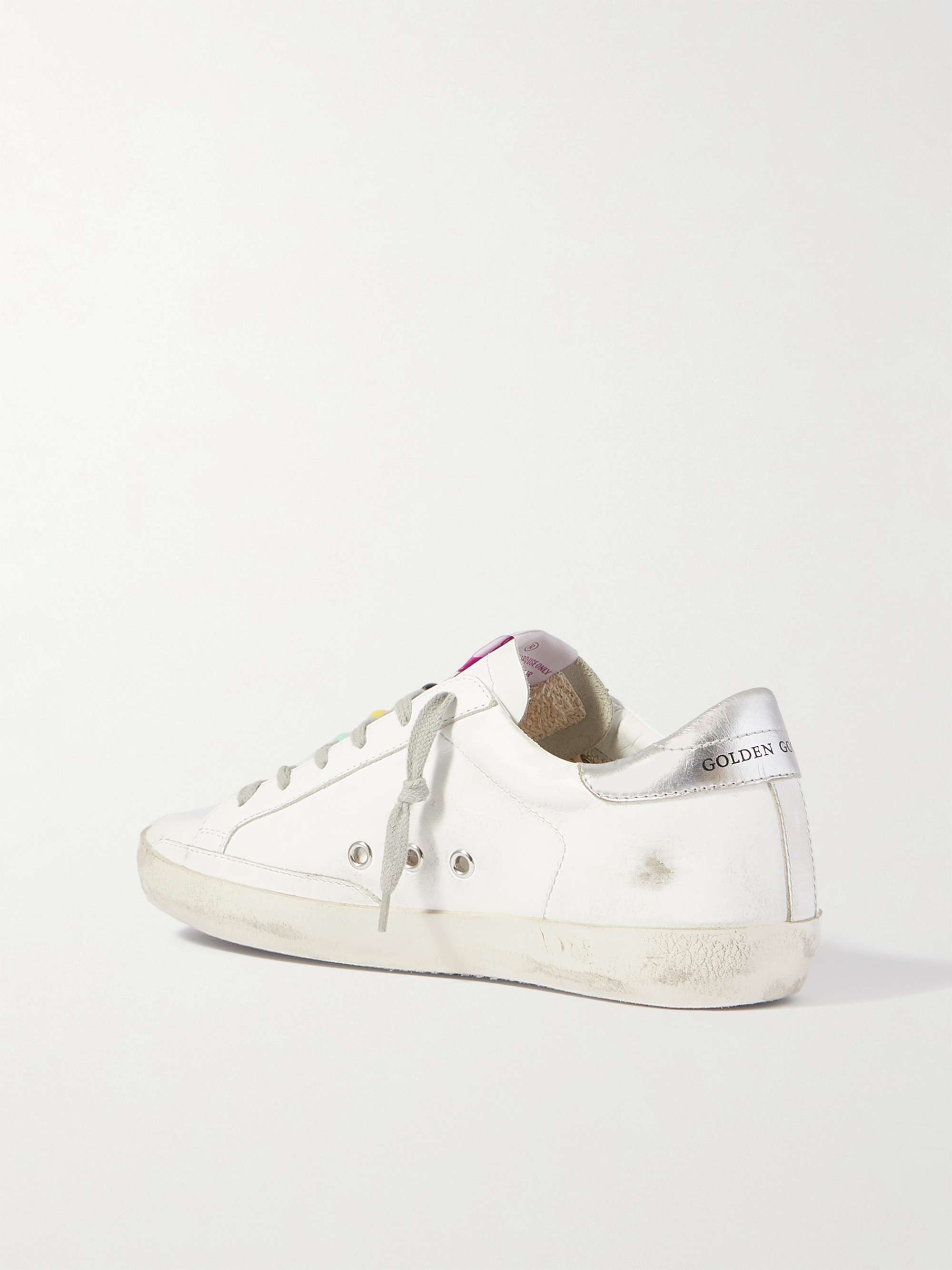 golden goose beaded sneakers