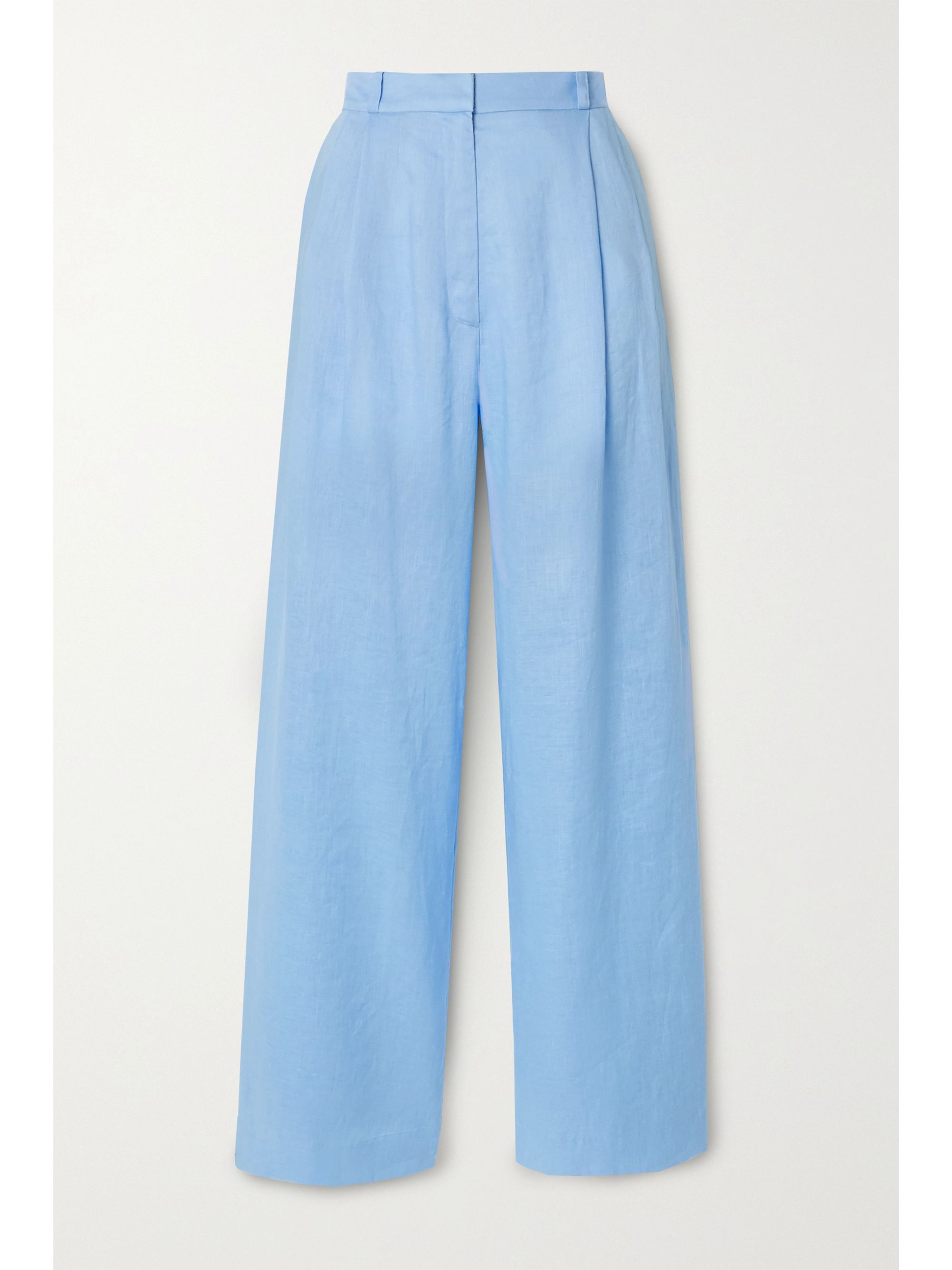baby blue flare pants