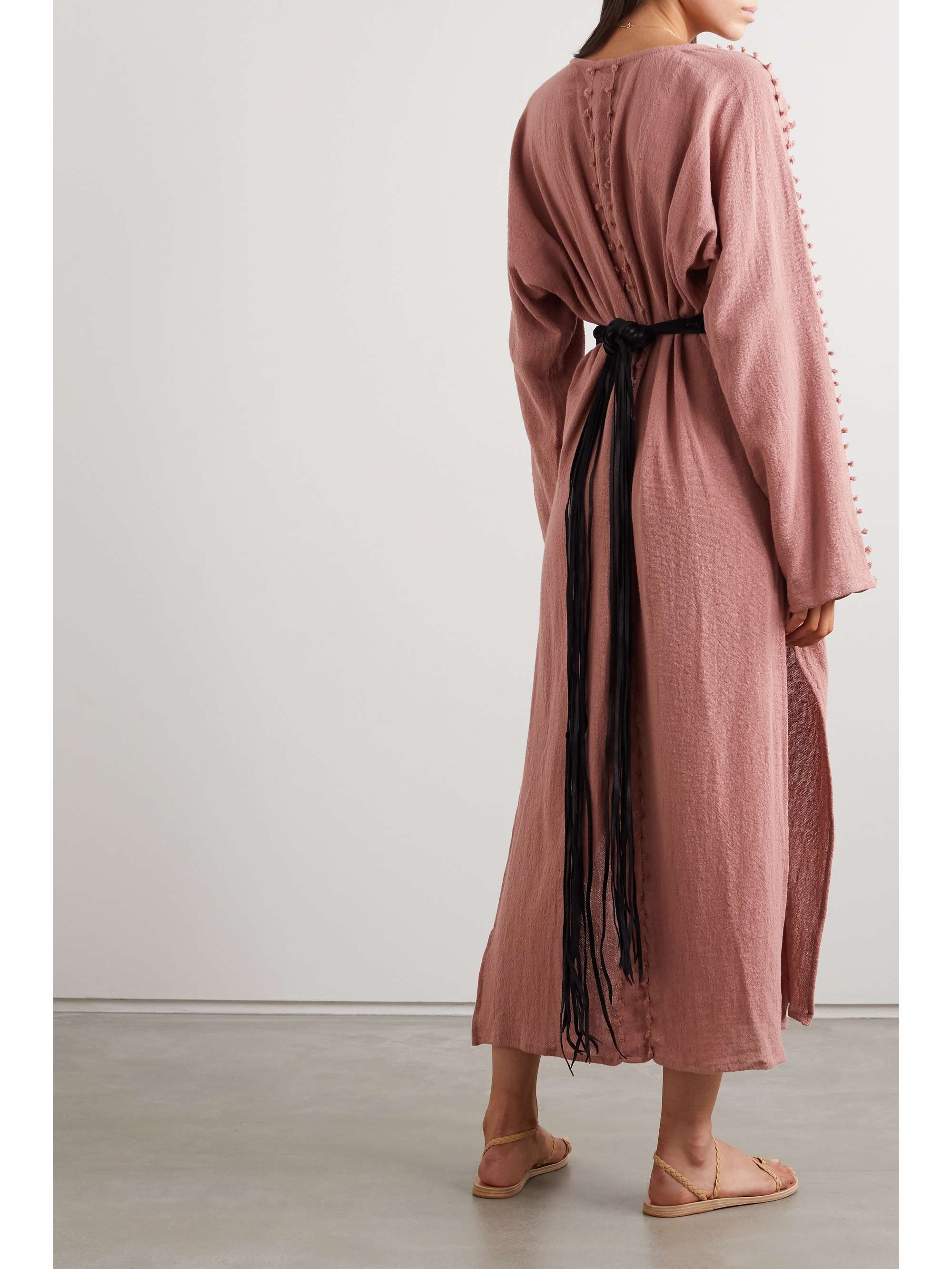 CARAVANA + NET SUSTAIN Kan cotton-gauze robe