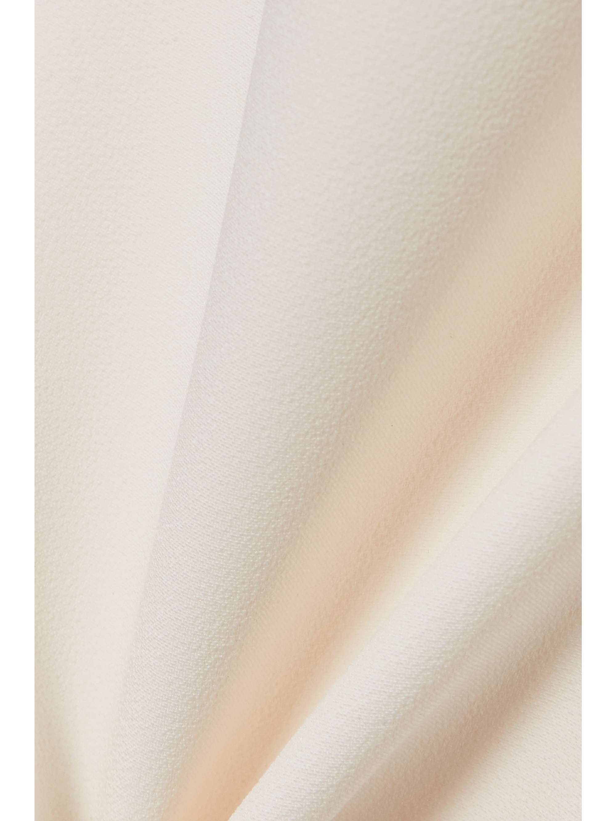 SAFIYAA Draped asymmetric one-shoulder stretch-crepe top