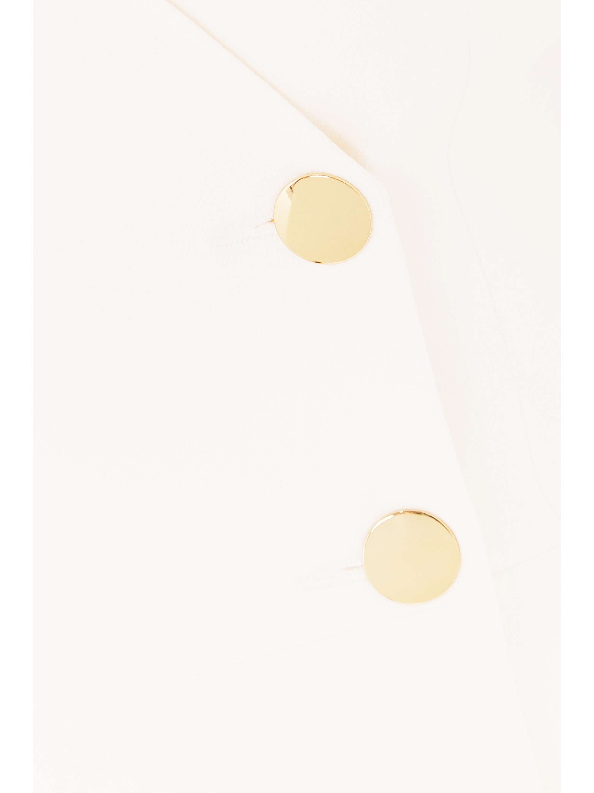 SAFIYAA Off-the-shoulder double-breasted crepe top