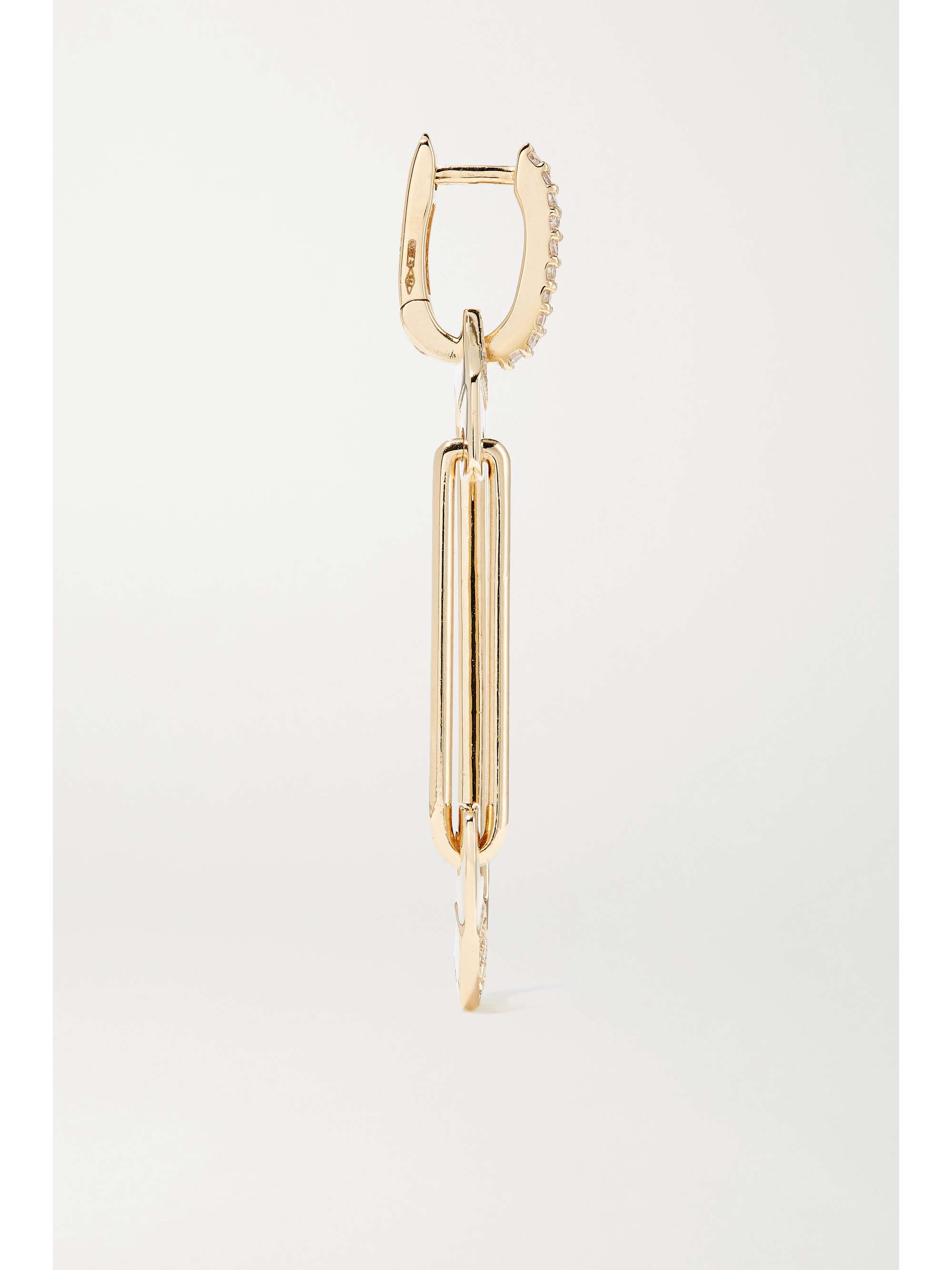 EÉRA Chiara gold and silver diamond earring