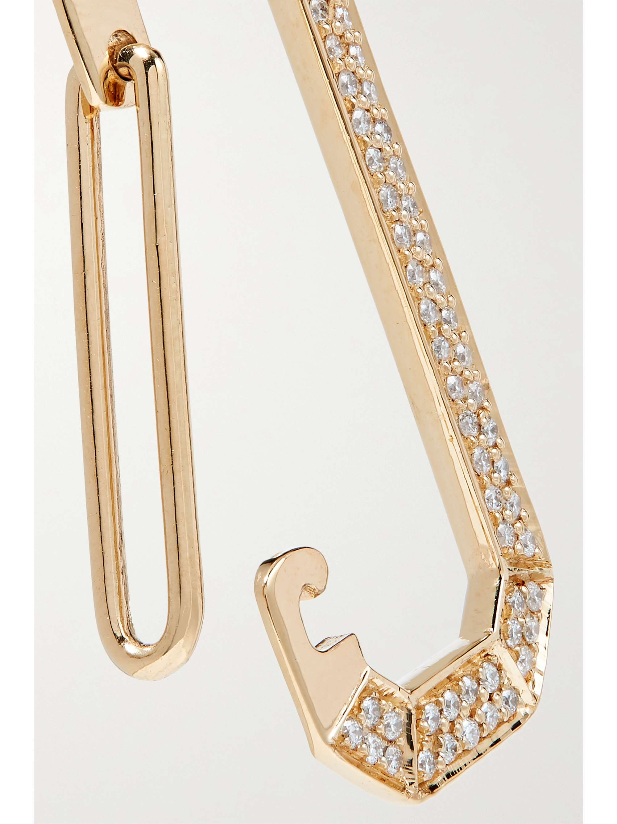 EÉRA Chiara gold and silver diamond earring
