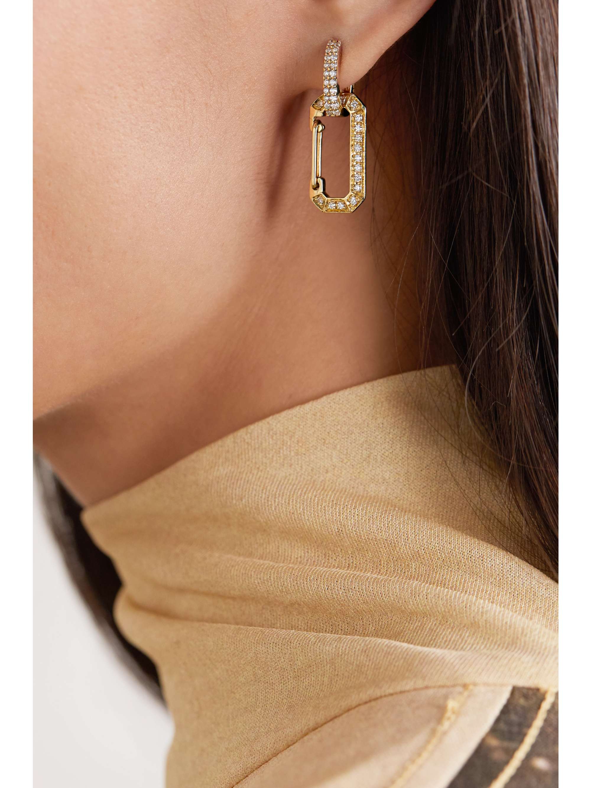 EÉRA Chiara 18-karat gold diamond earring