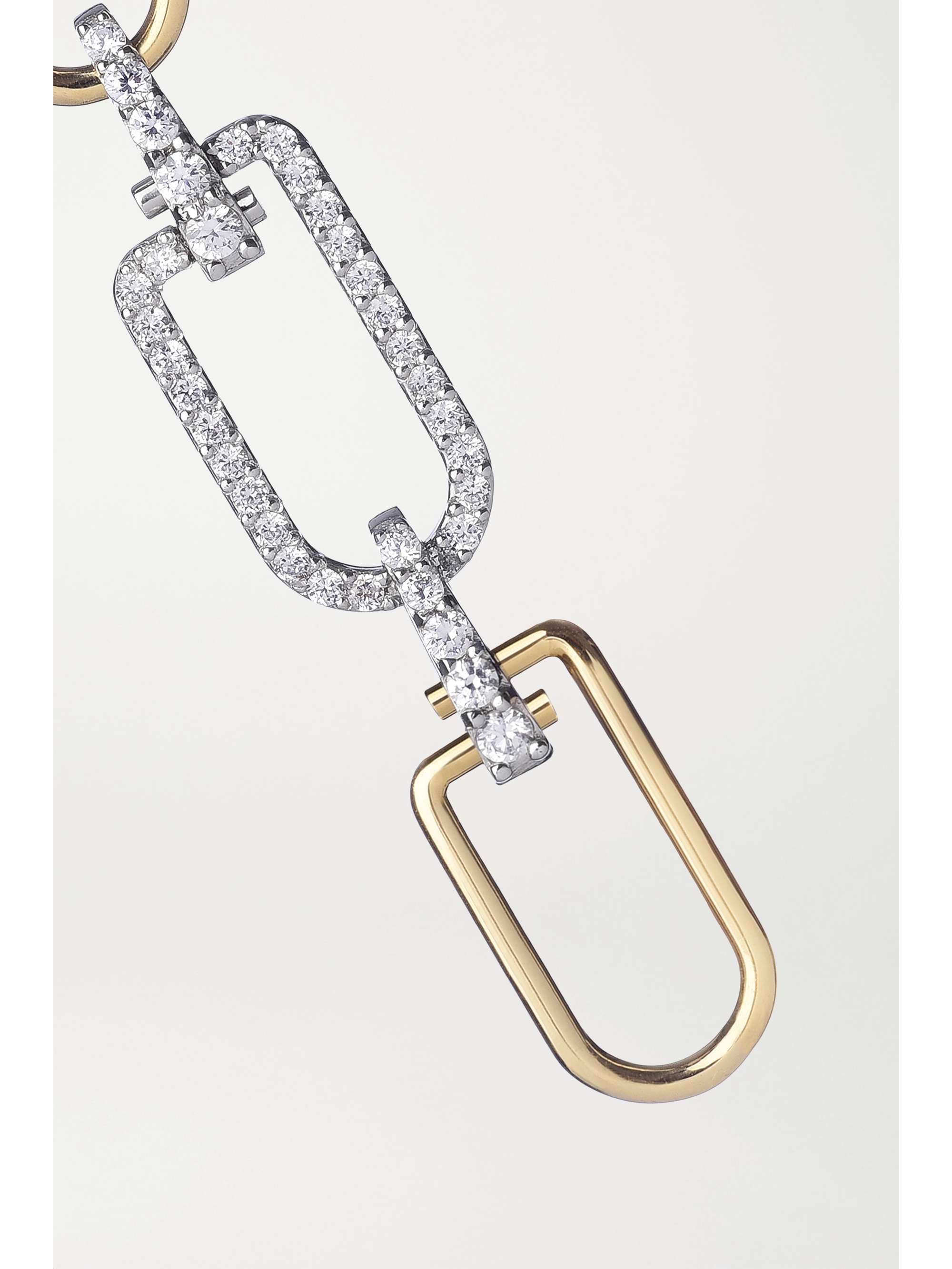 EÉRA Reine 18-karat yellow and white gold diamond earrings