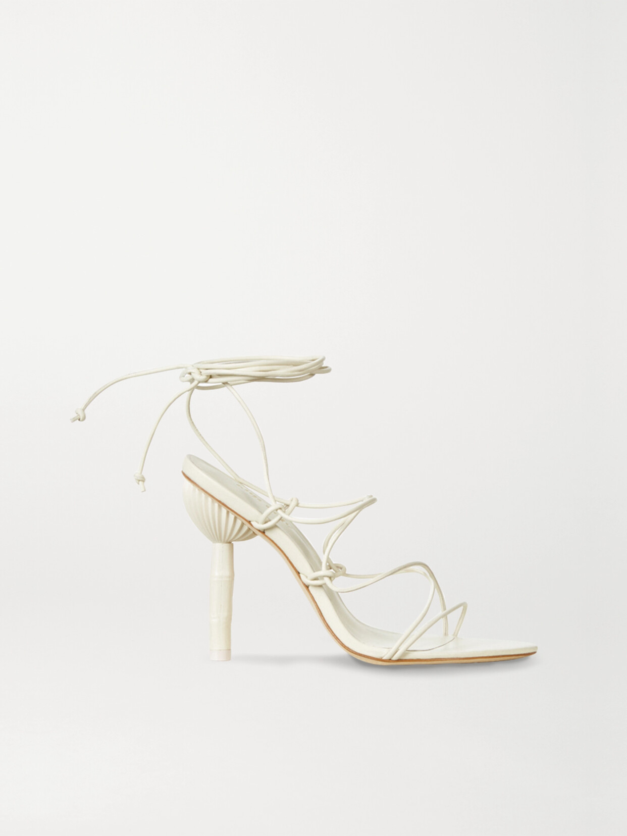 Cult Gaia - Soleil Leather Sandals - White