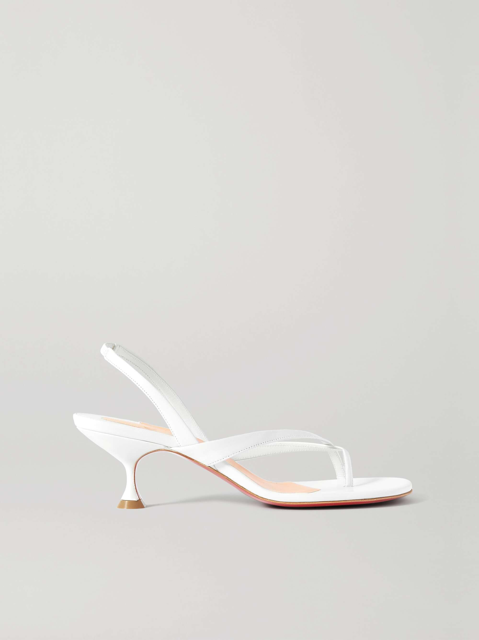 CHRISTIAN LOUBOUTIN Taralita 55 leather slingback sandals | NET-A-PORTER