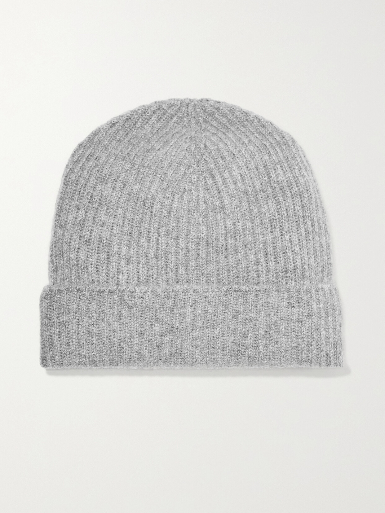 Johnstons of Elgin - + Net Sustain Ribbed Cashmere Beanie - Gray