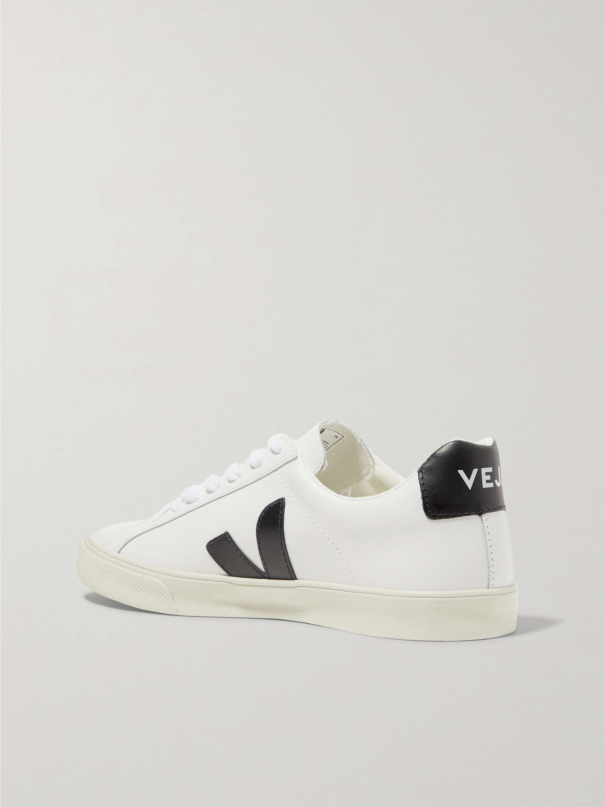 VEJA + NET SUSTAIN Esplar rubber-trimmed leather sneakers