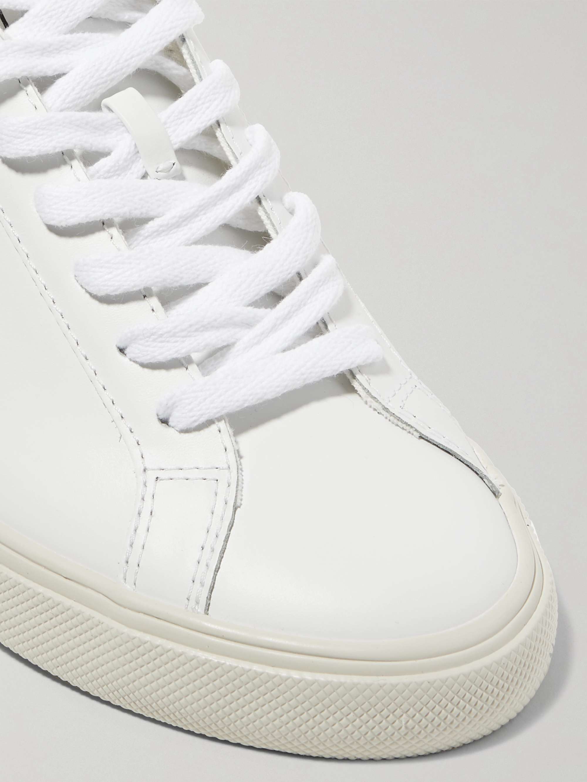 VEJA + NET SUSTAIN Esplar rubber-trimmed leather sneakers