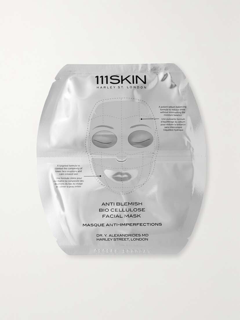 111SKIN Anti Blemish Bio Cellulose Facial Mask, 5 X 25ml