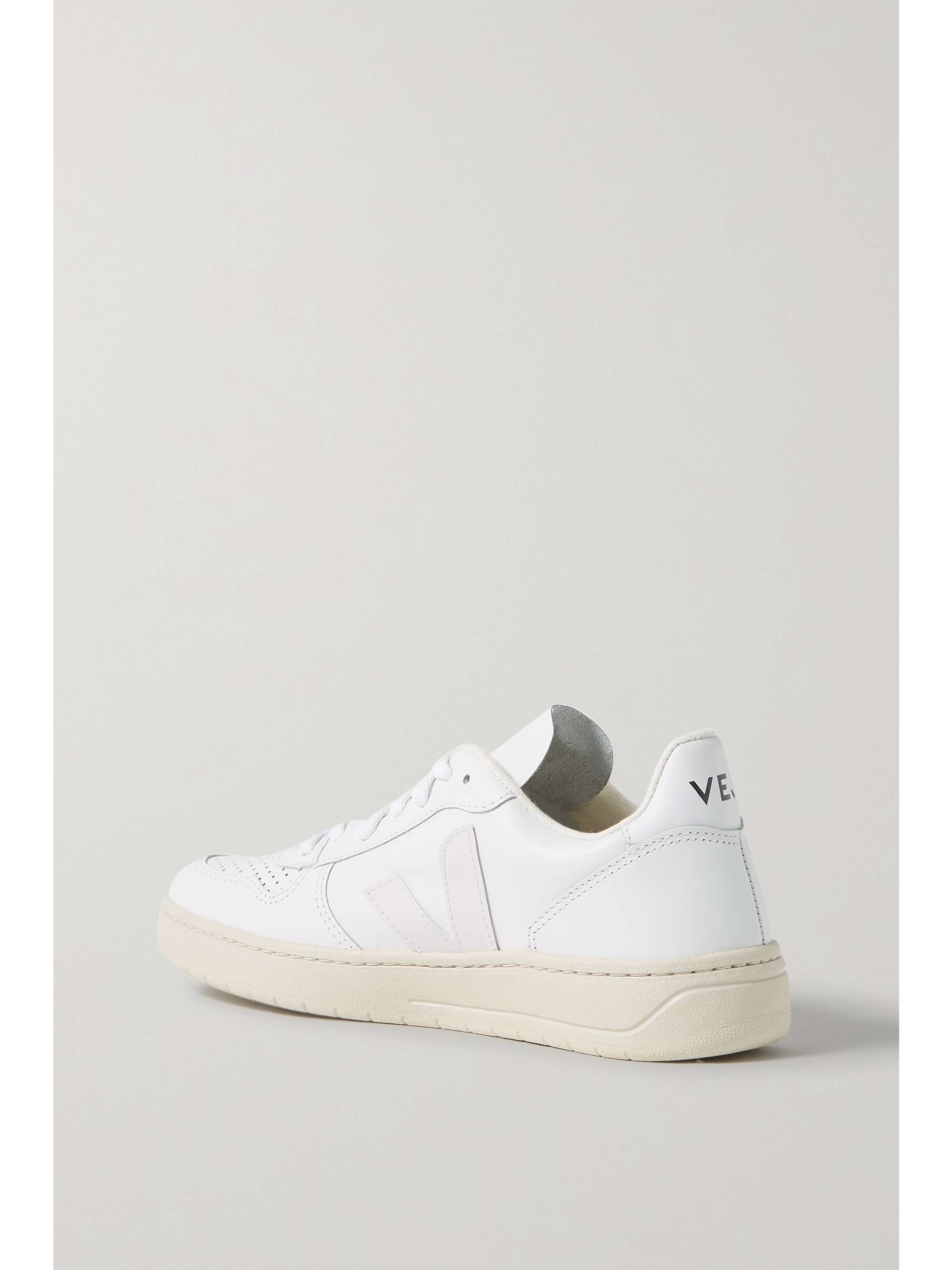 VEJA + NET SUSTAIN V-10 leather sneakers