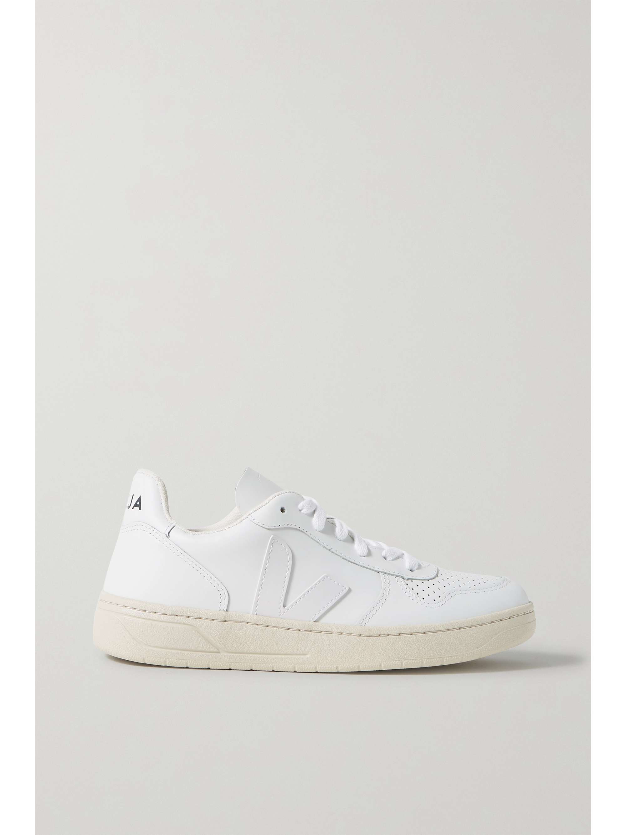 VEJA + NET SUSTAIN V-10 leather sneakers | NET-A-PORTER