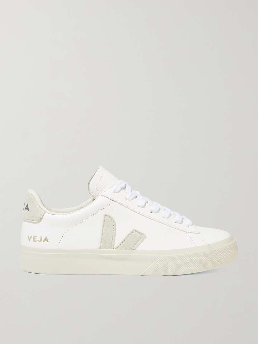 Veja + Net Sustain Campo Leather And Suede Sneakers
