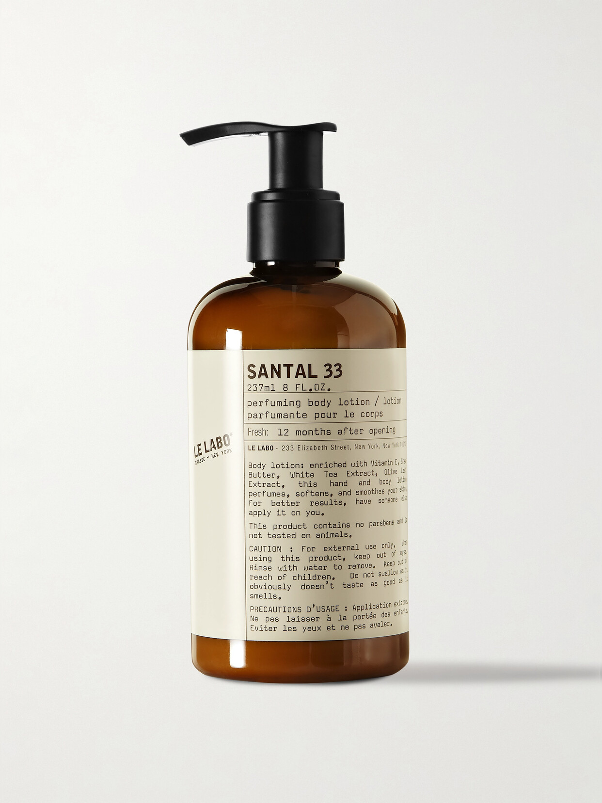 Le Labo Santal 33 Body Lotion, 237ml - One Size In Colorless