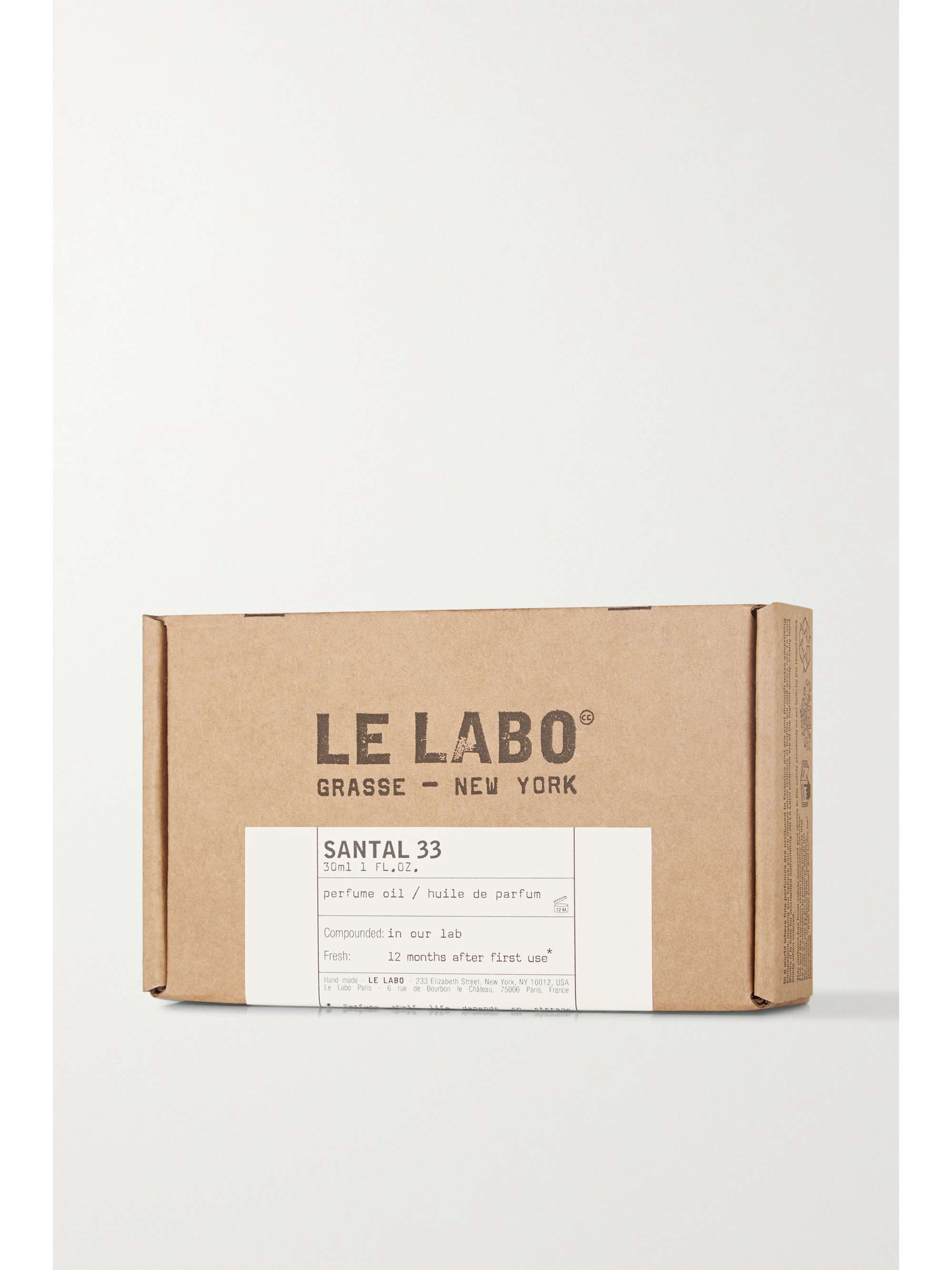 LE LABO Perfume Oil - Santal 33 - Sandalwood & Cardamom, 30ml