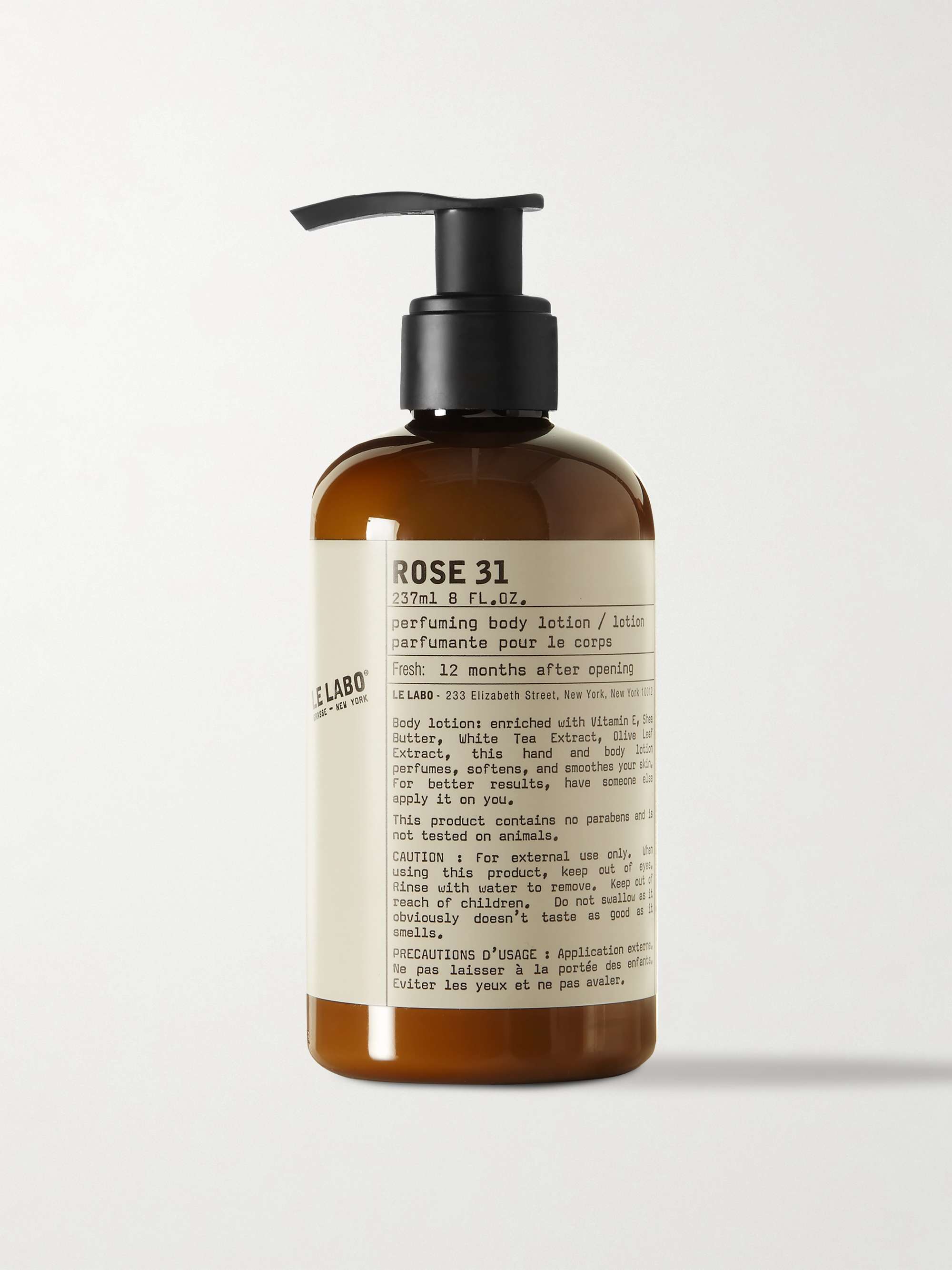 LE LABO Lotion pour le corps Rose 31, 237 ml
