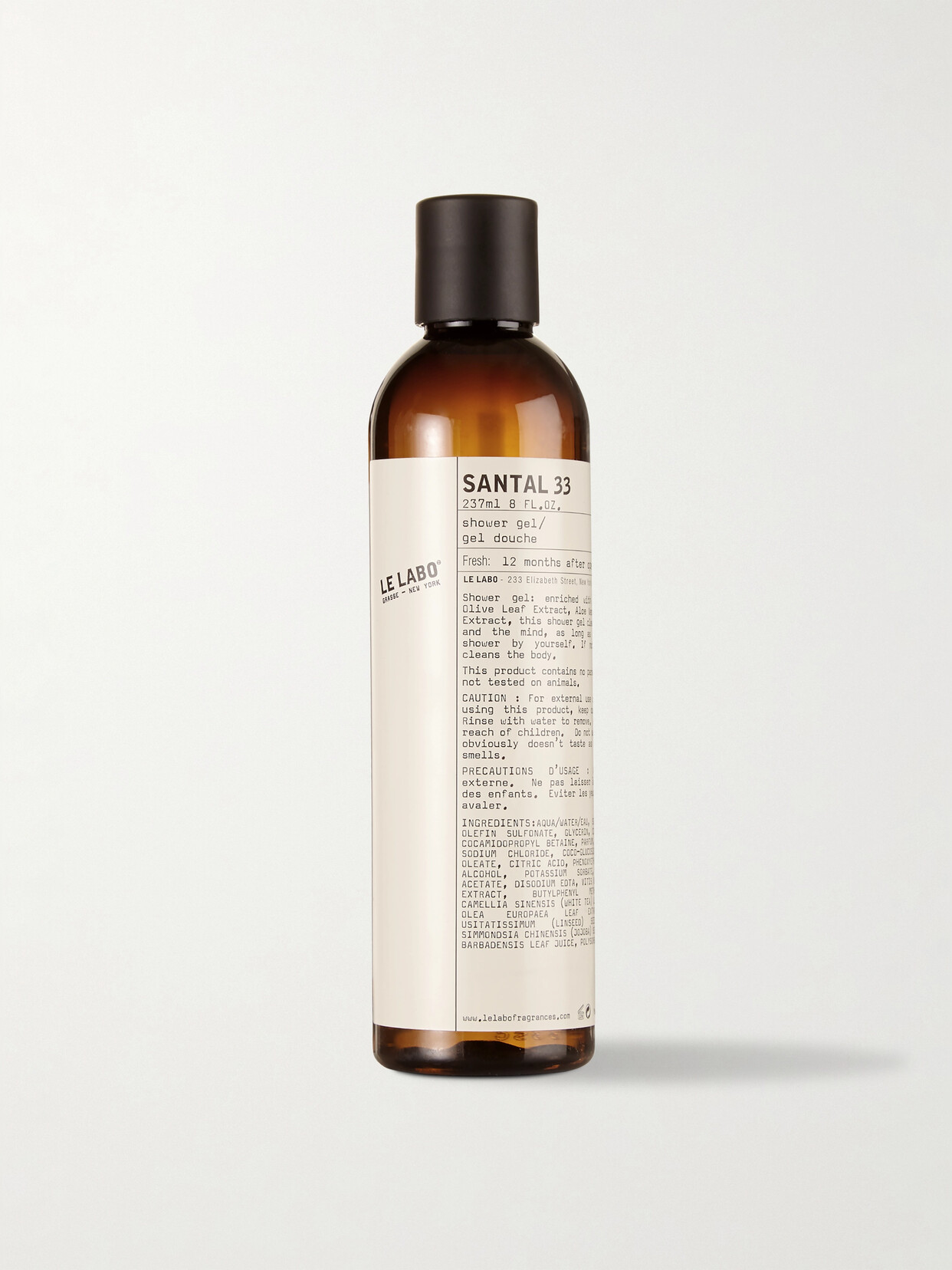 LE LABO SANTAL 33 SHOWER GEL, 237ML