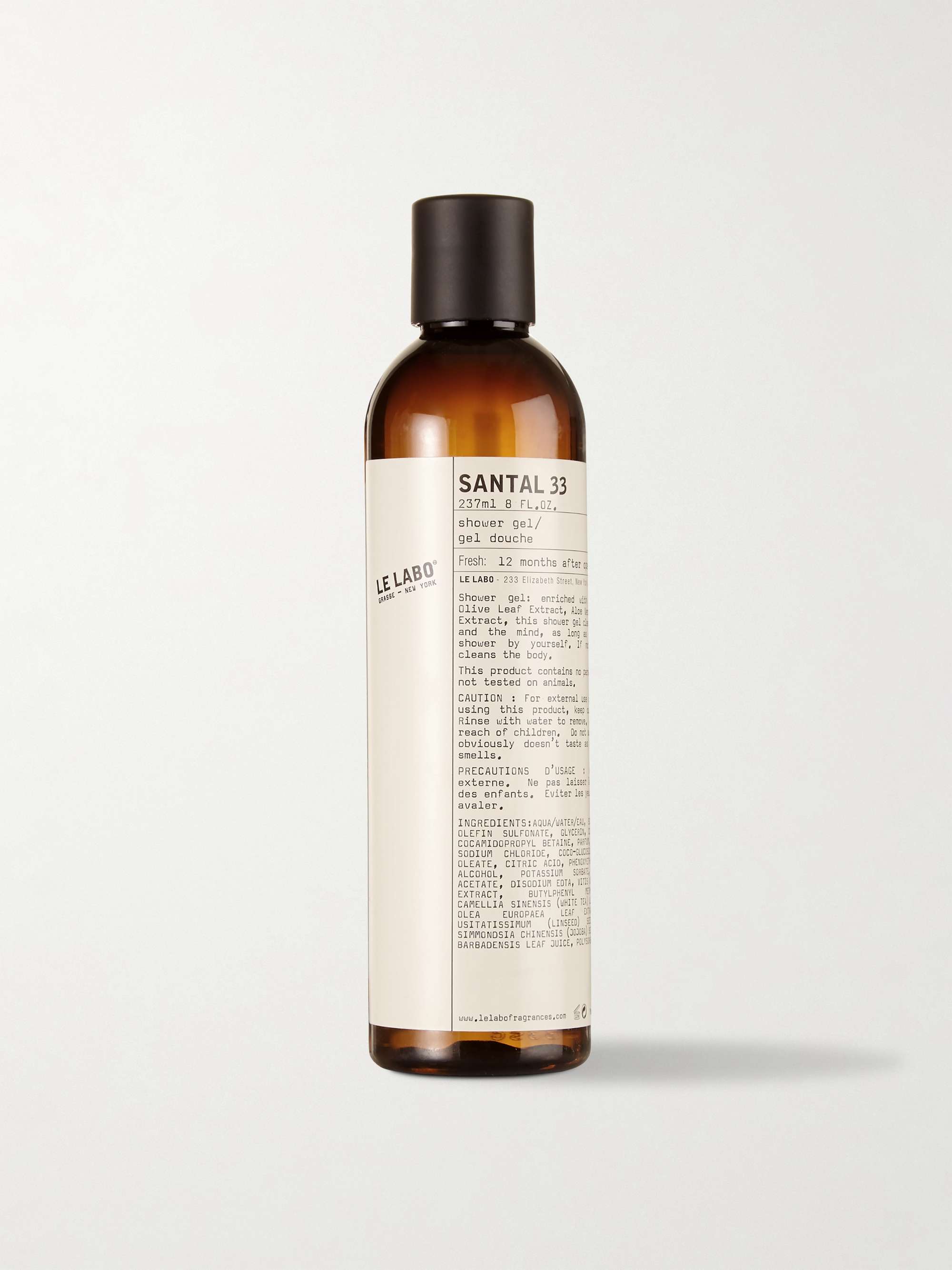 LE LABO Santal 33 Shower Gel, 237ml