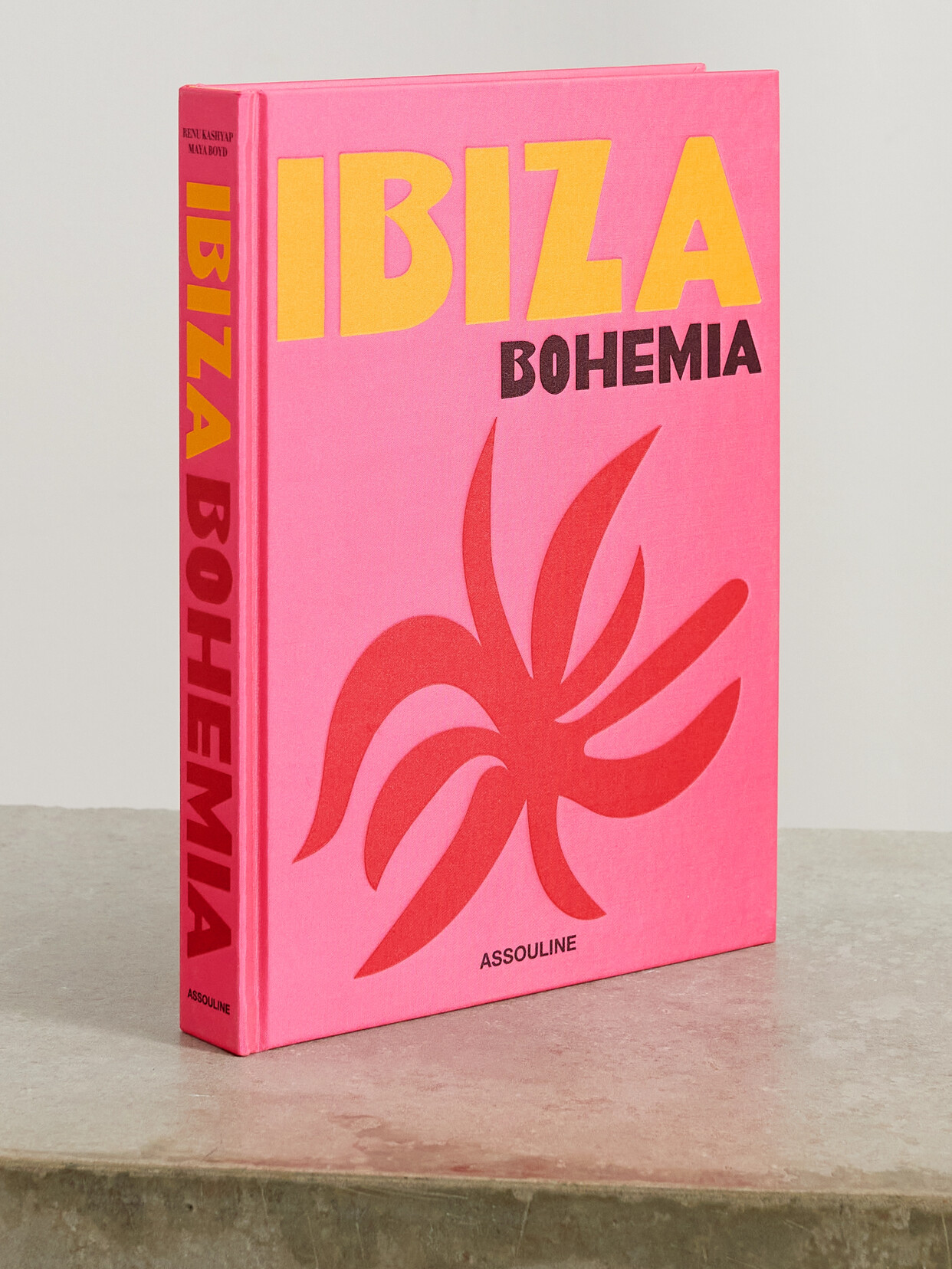 Assouline Ibiza Bohemia By Maya Boyd And Renu Kashyap Hardcover Book In Pink