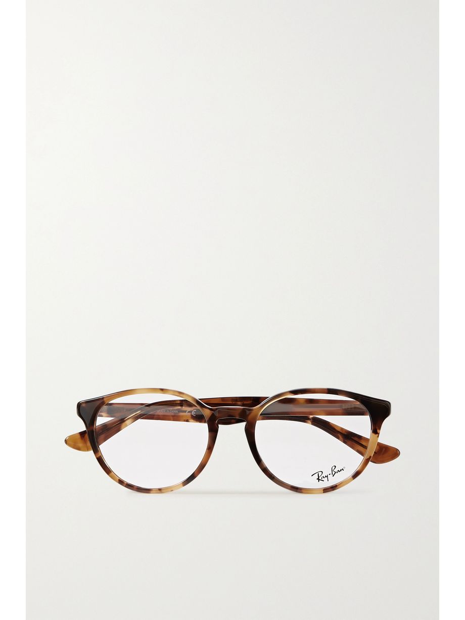 ray ban round tortoise shell sunglasses