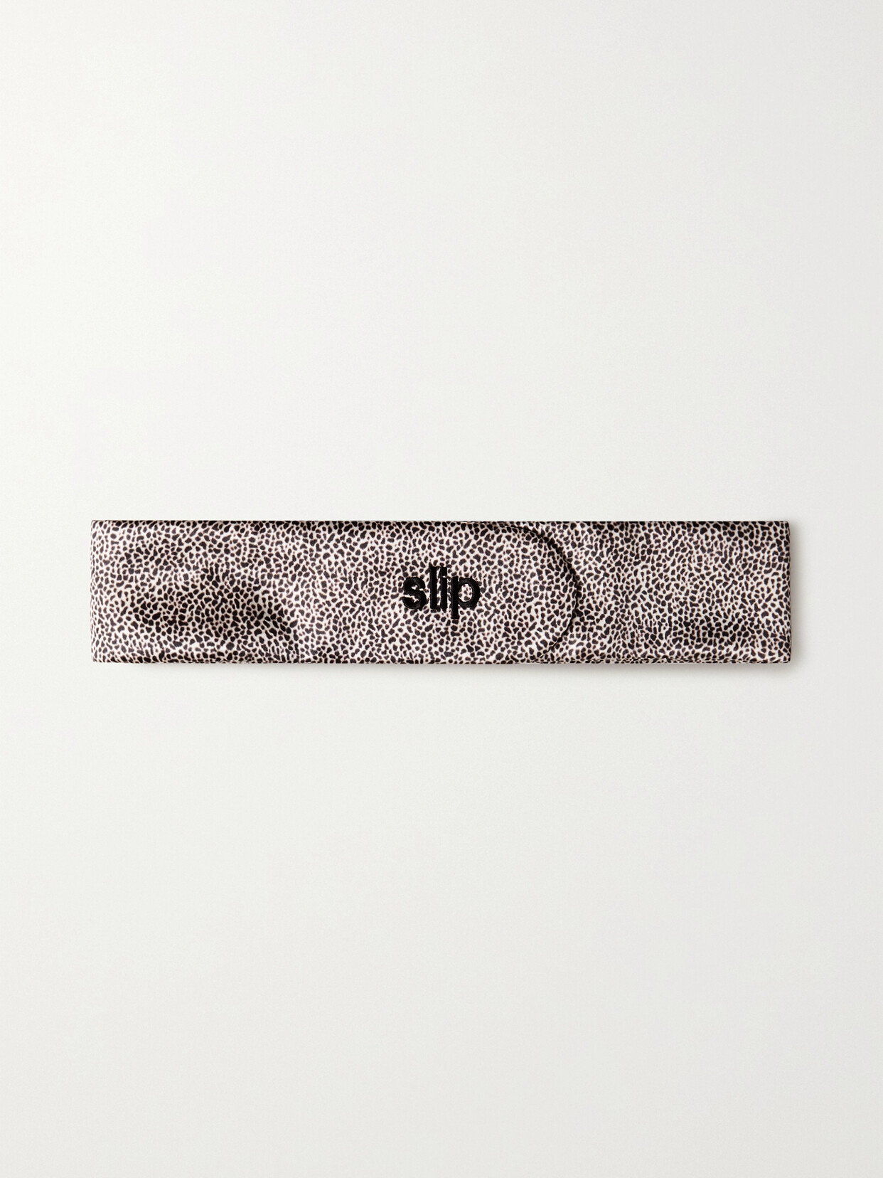 Slip The Glam Band Leopard-print Mulberry Silk Headband In Animal Print