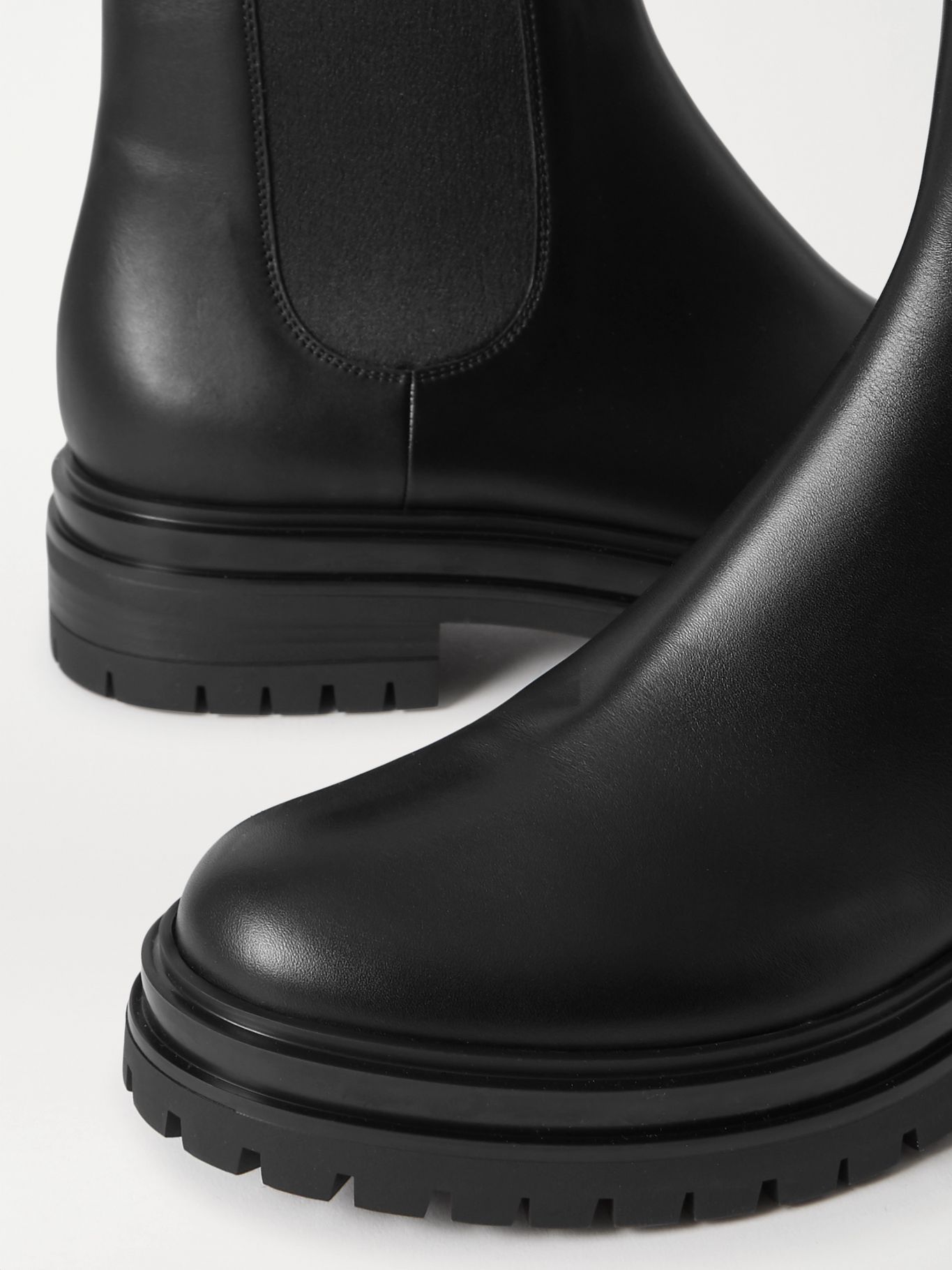 Black Chester stretchknit Chelsea boots GIANVITO ROSSI NETAPORTER