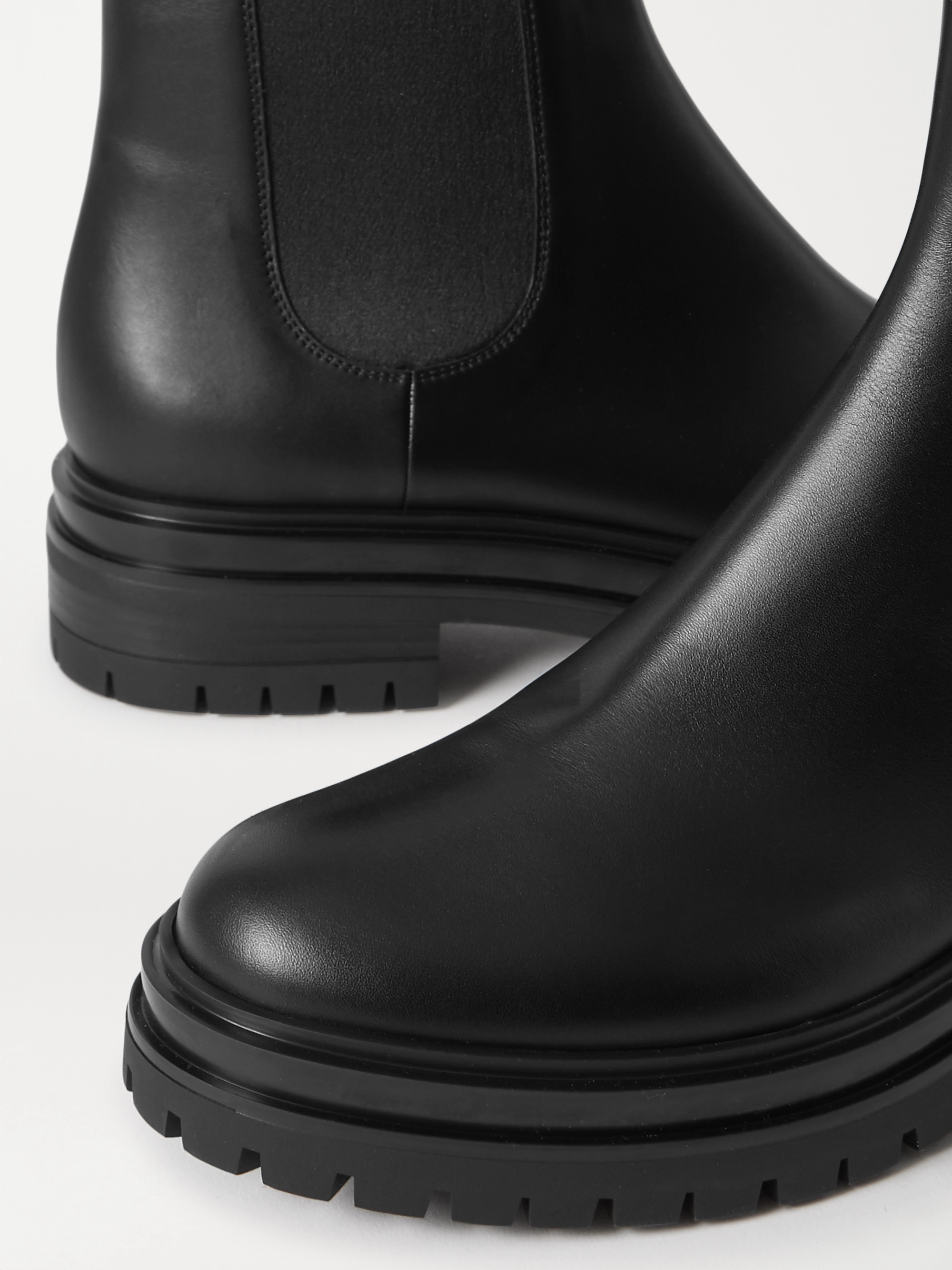 GIANVITO ROSSI Chester leather Chelsea boots thumbnail