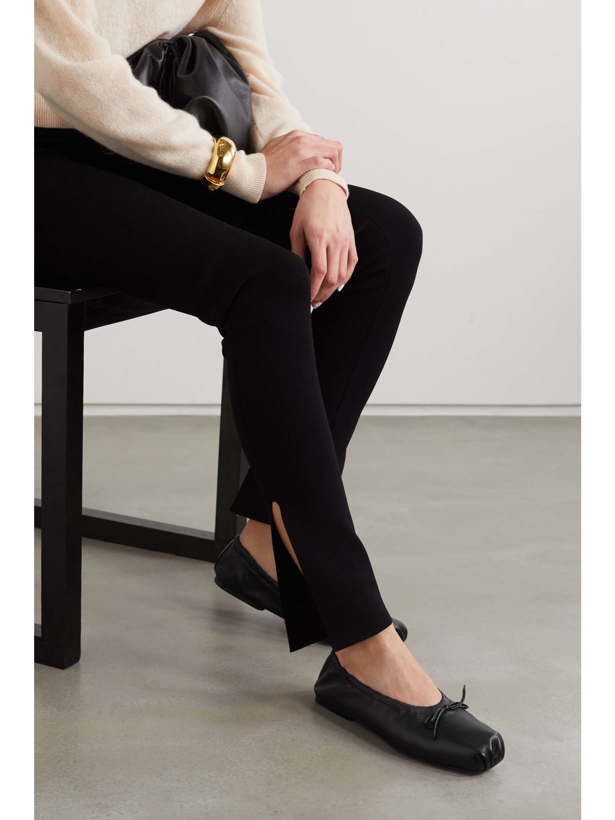 Khaite ashland top ballet flats